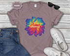 Energy Tie Dye Flower T-Shirt