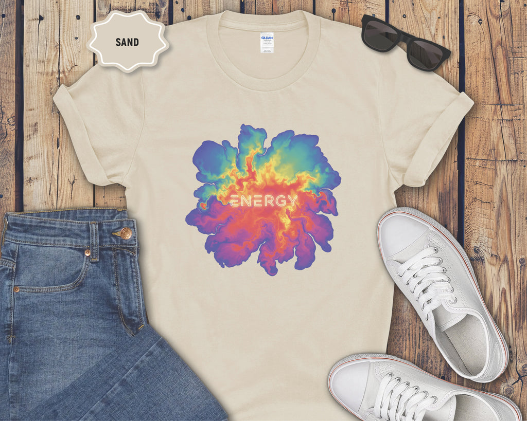 Energy Tie Dye Flower T-Shirt