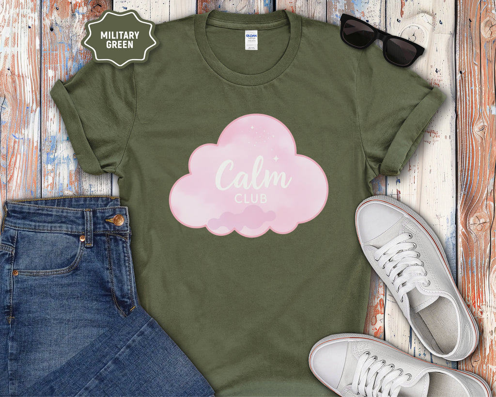 Calm Club circle design T-Shirt