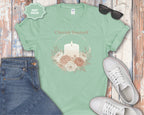 Cherish Yourself candle floral design T-Shirt