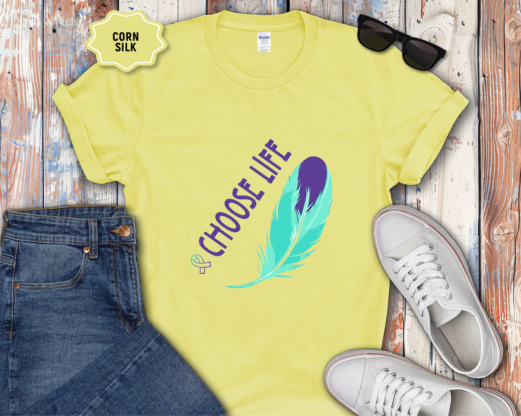 Choose Life feather T-Shirt