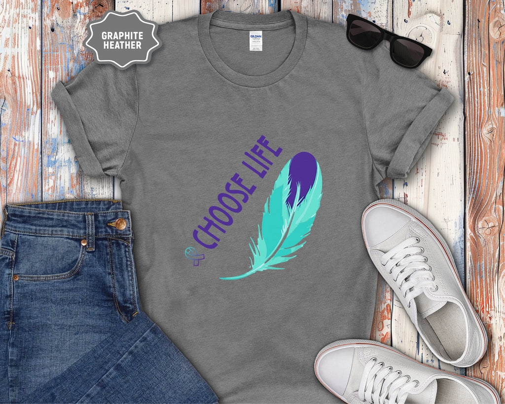 Choose Life feather T-Shirt