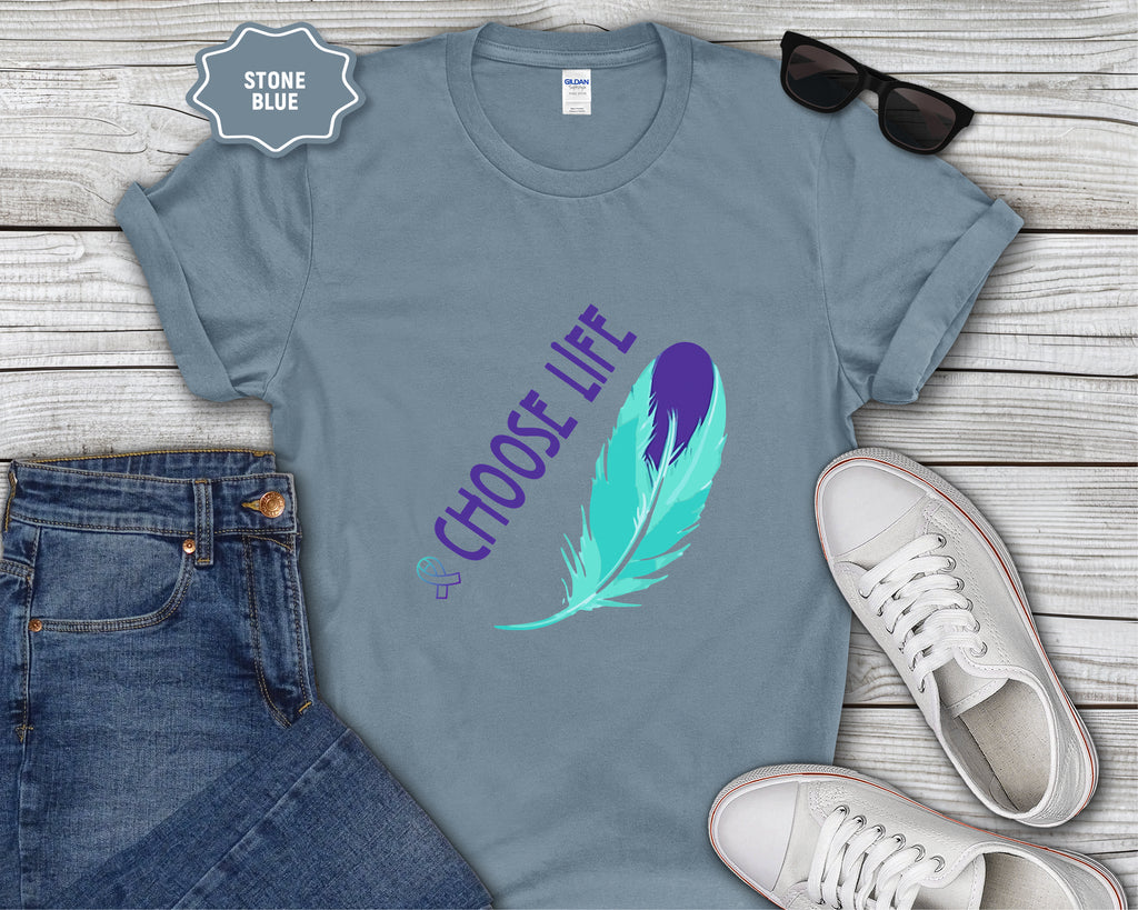 Choose Life feather T-Shirt