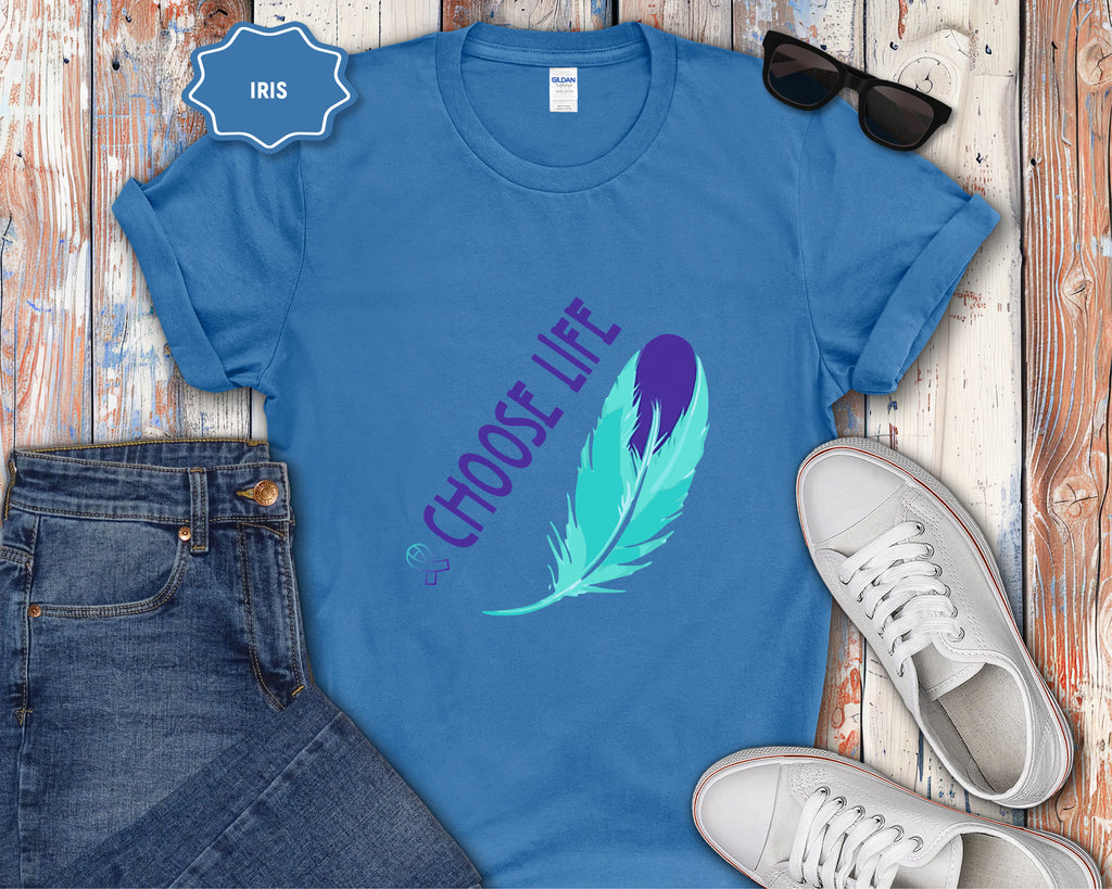 Choose Life feather T-Shirt