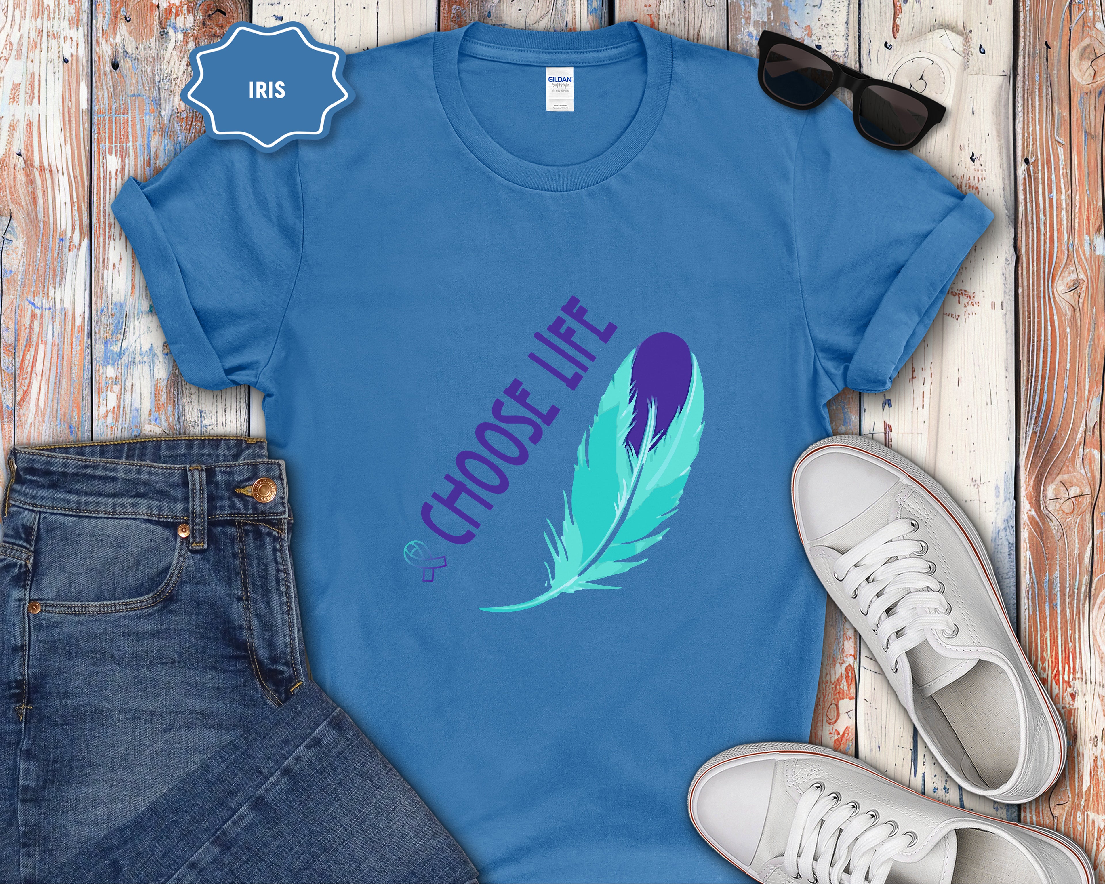 Choose Life feather T-Shirt