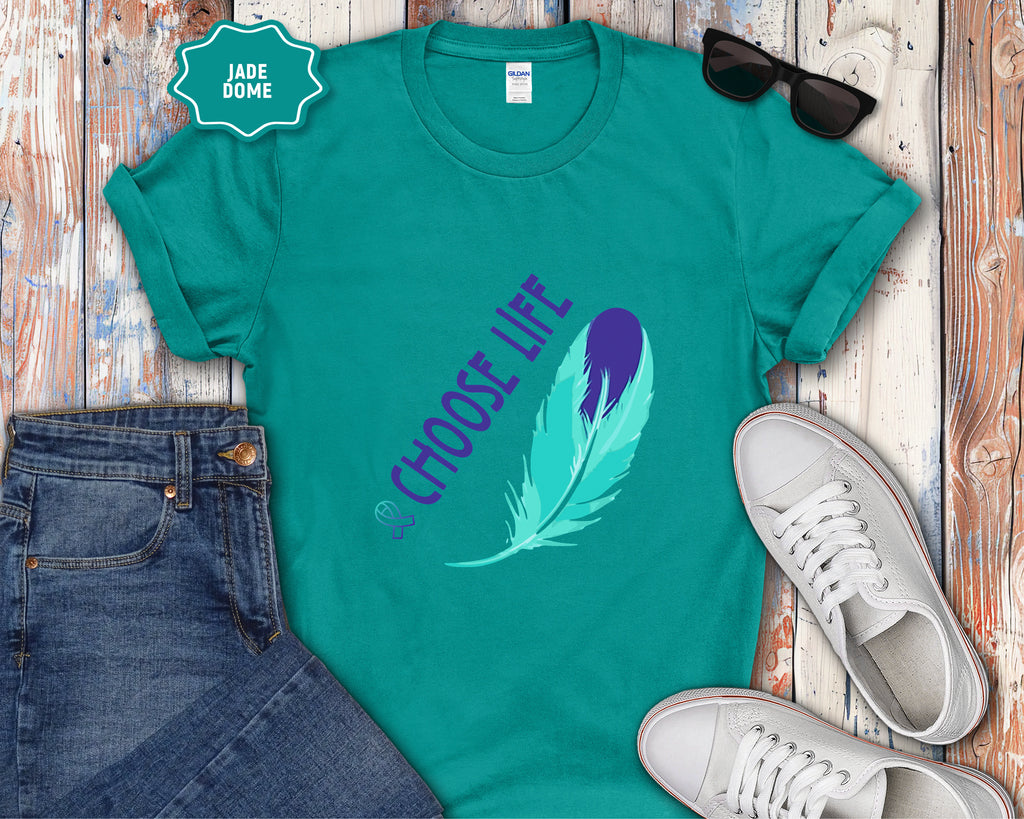 Choose Life feather T-Shirt