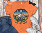 Life Goal Adventurer Camping Mountains T-Shirt