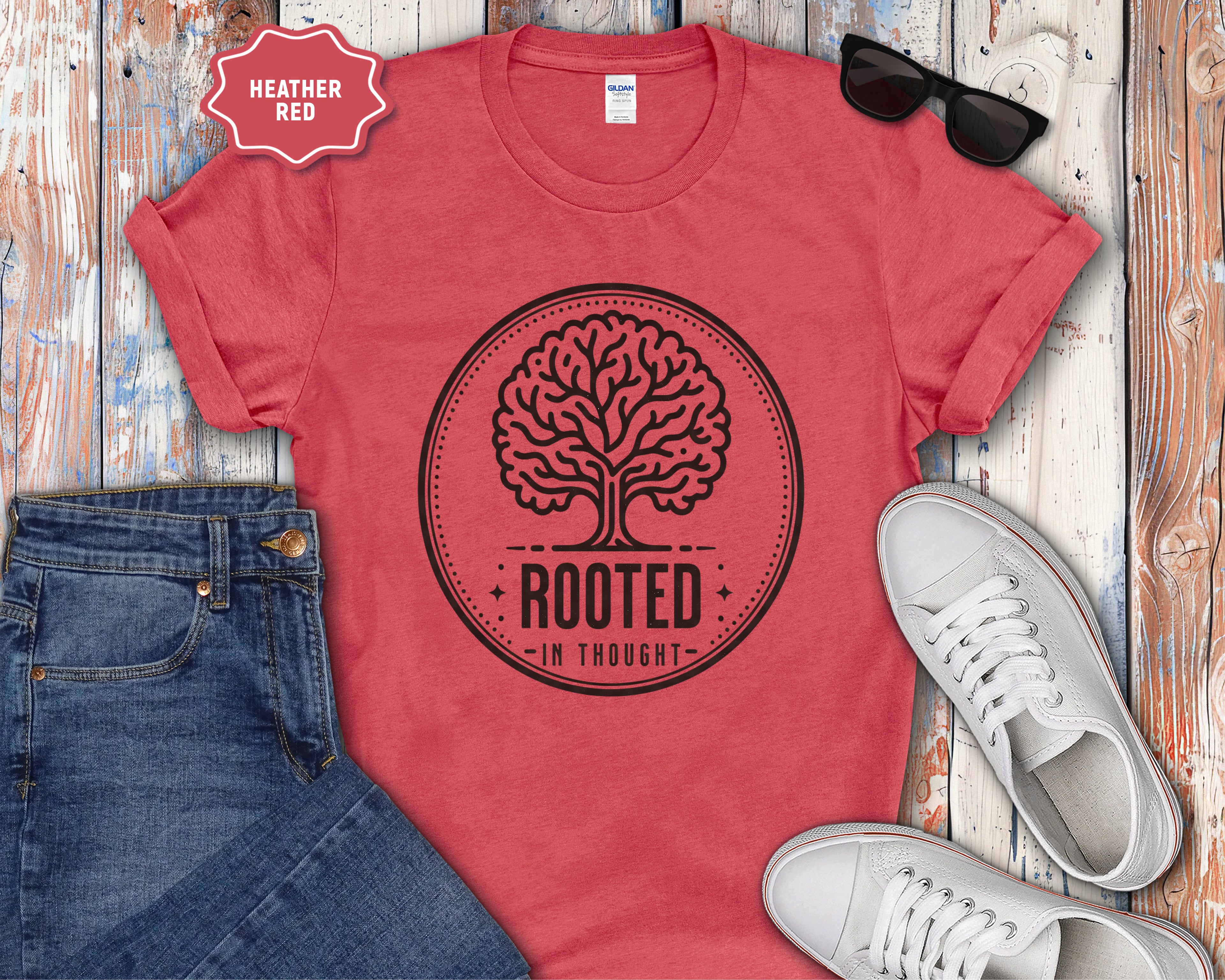 Rooted in Thought Tree T-Shirt