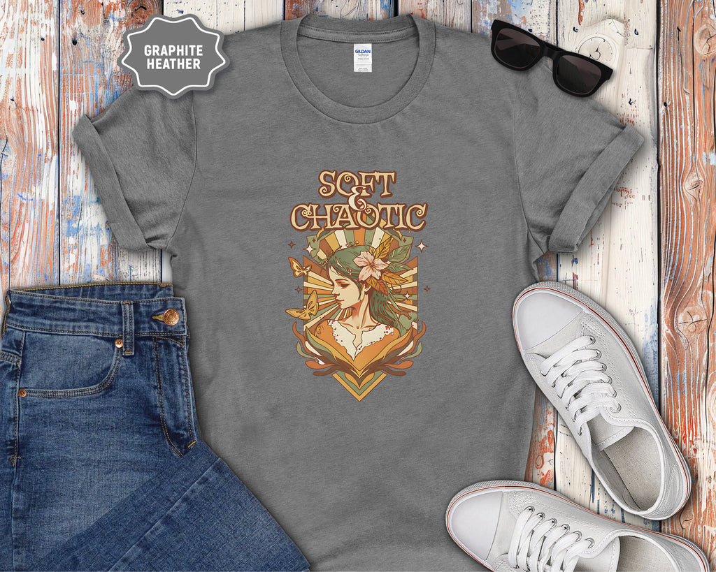 Soft Chaotic art nouveau goddess T-Shirt