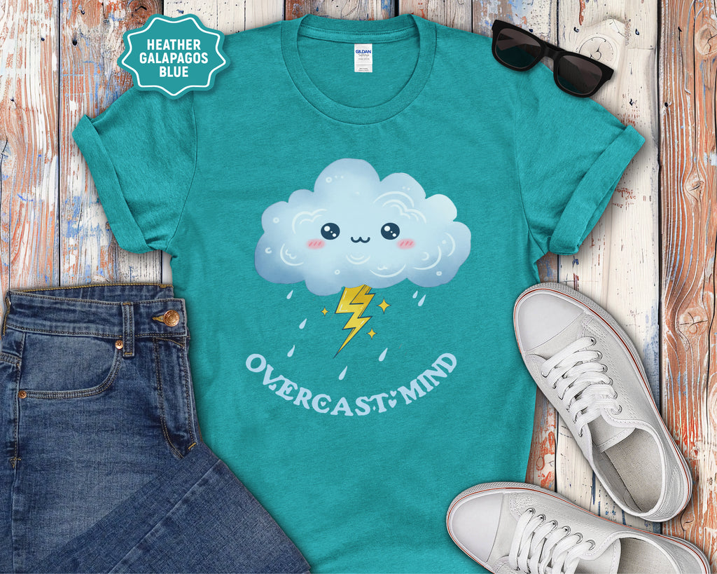 Ovecast Mind Kawaii Cloud with Lightning T-Shirt