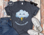 Ovecast Mind Kawaii Cloud with Lightning T-Shirt