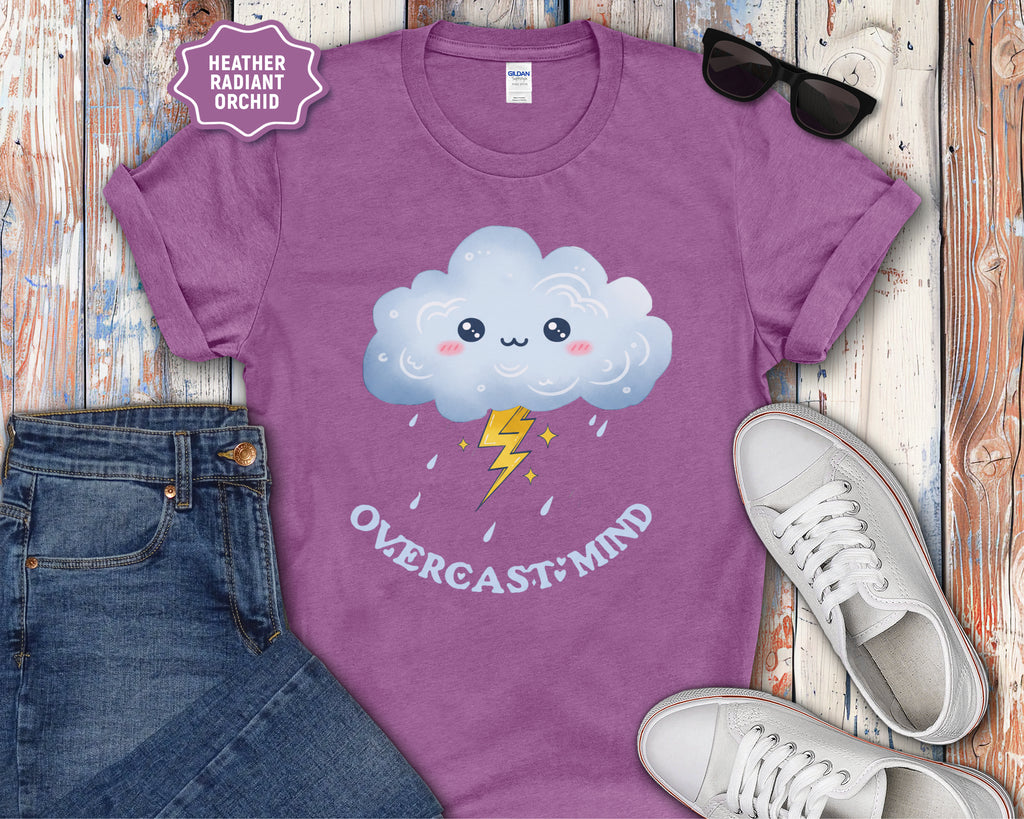 Ovecast Mind Kawaii Cloud with Lightning T-Shirt