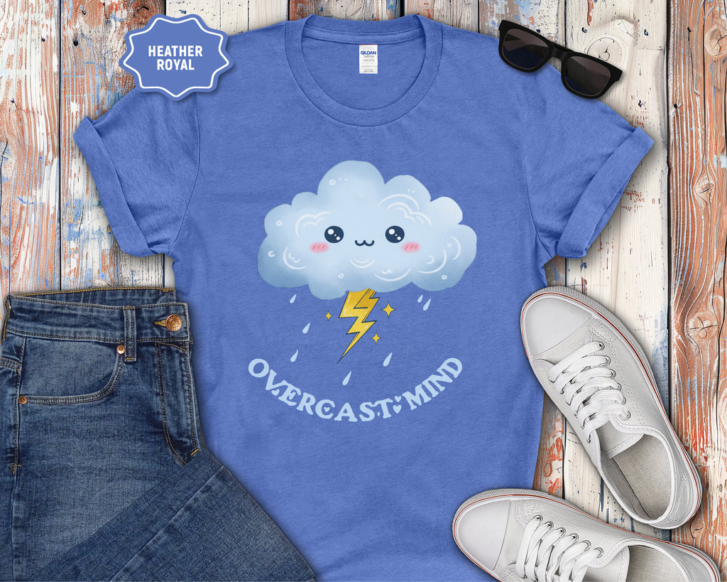 Ovecast Mind Kawaii Cloud with Lightning T-Shirt