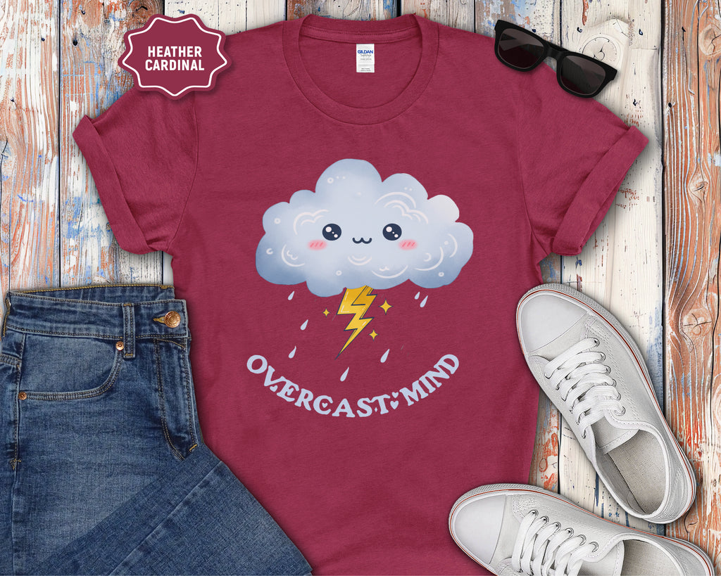 Ovecast Mind Kawaii Cloud with Lightning T-Shirt