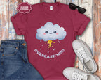Ovecast Mind Kawaii Cloud with Lightning T-Shirt