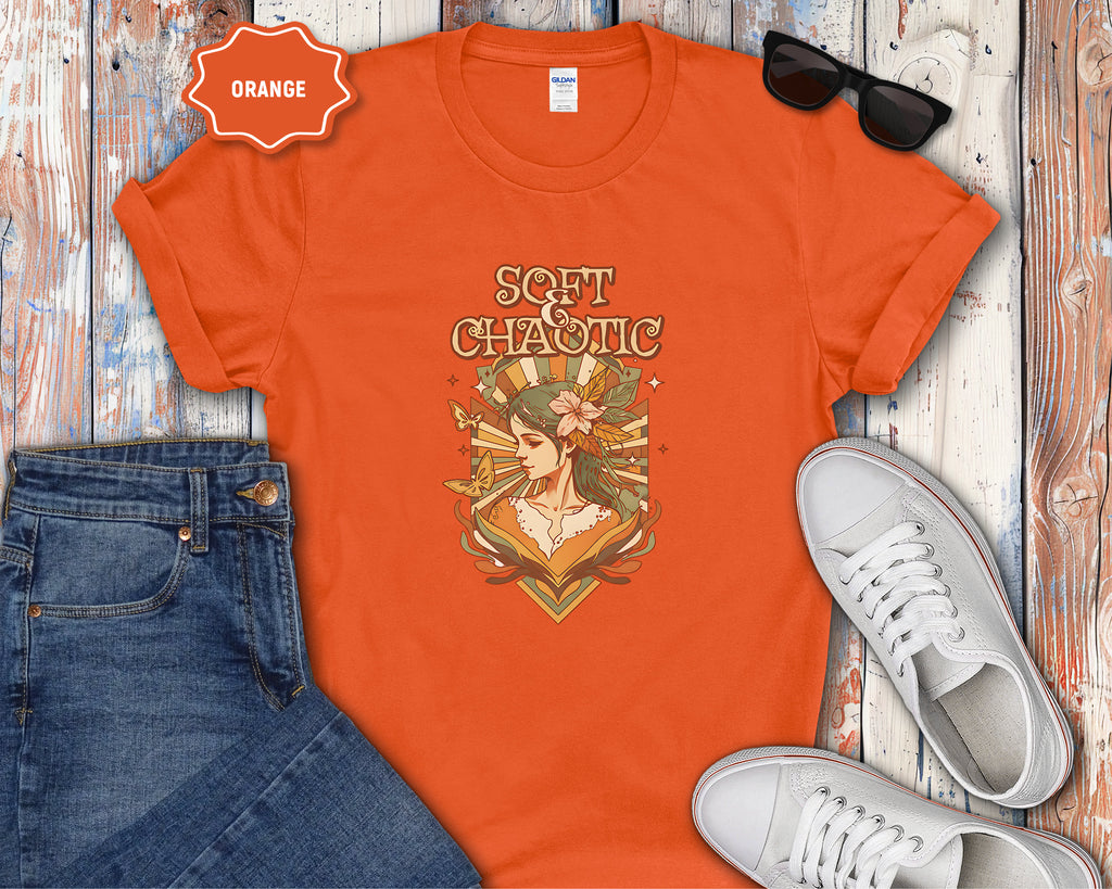 Soft Chaotic art nouveau goddess T-Shirt