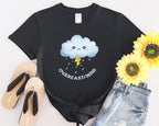 Ovecast Mind Kawaii Cloud with Lightning T-Shirt