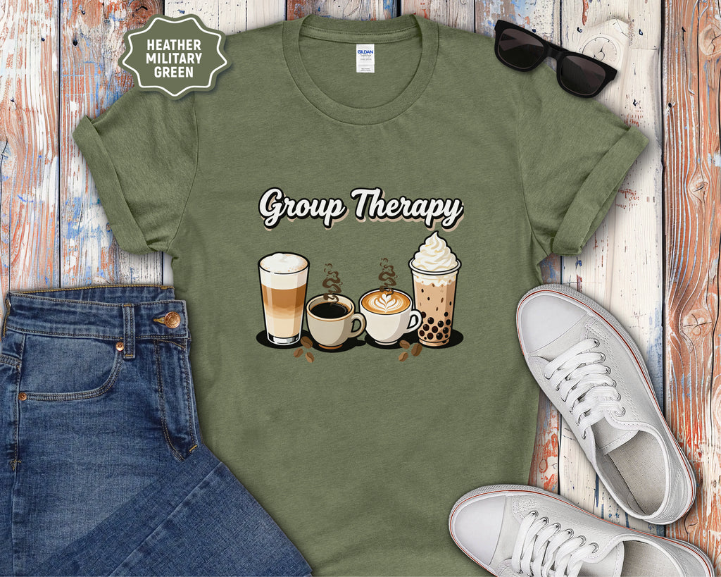 Group Therapy Coffee Drinks T-Shirt