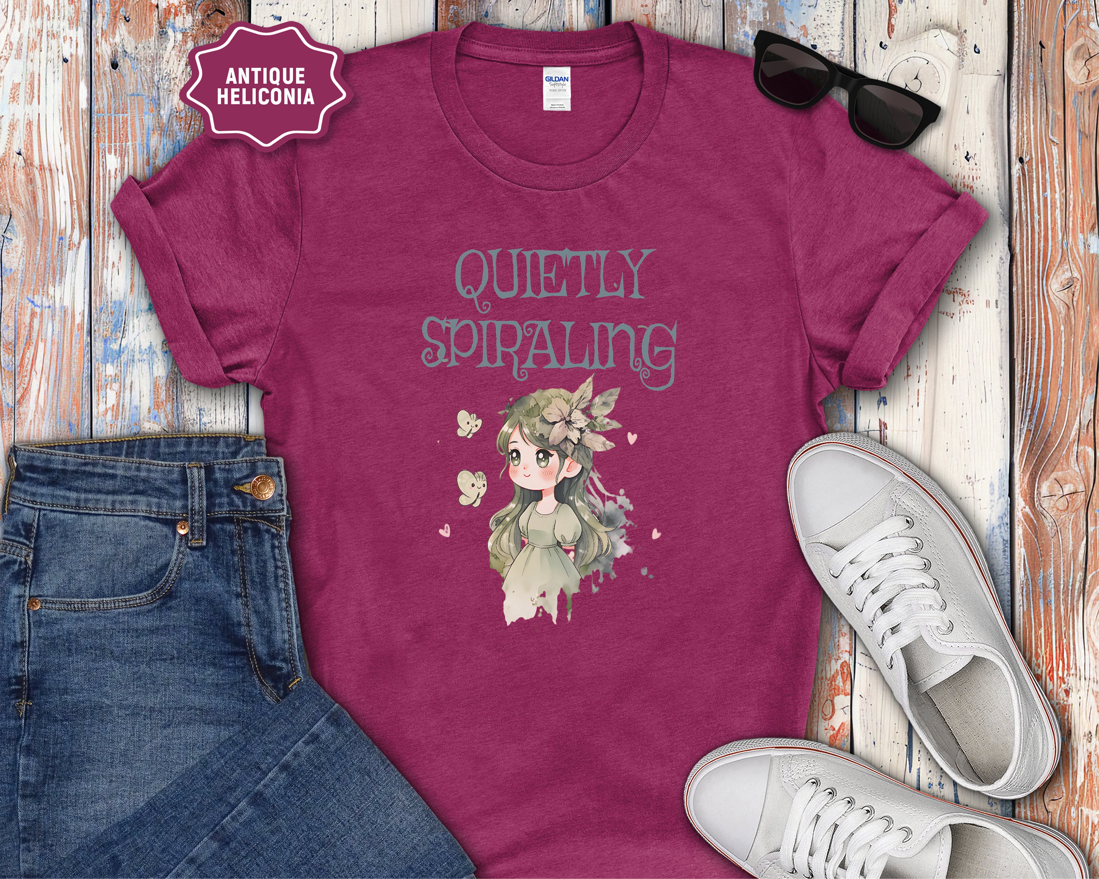 Quietly Spiraling T-Shirt