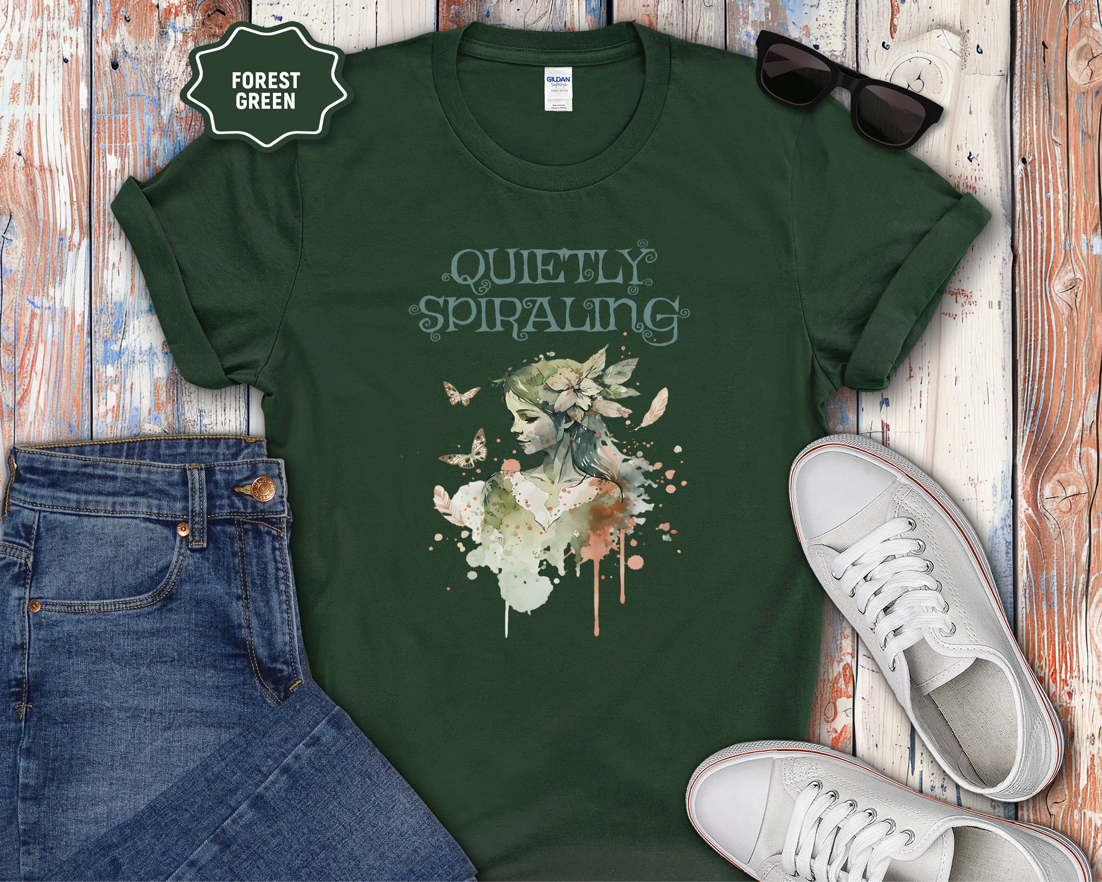 Quietly Spiraling T-Shirt