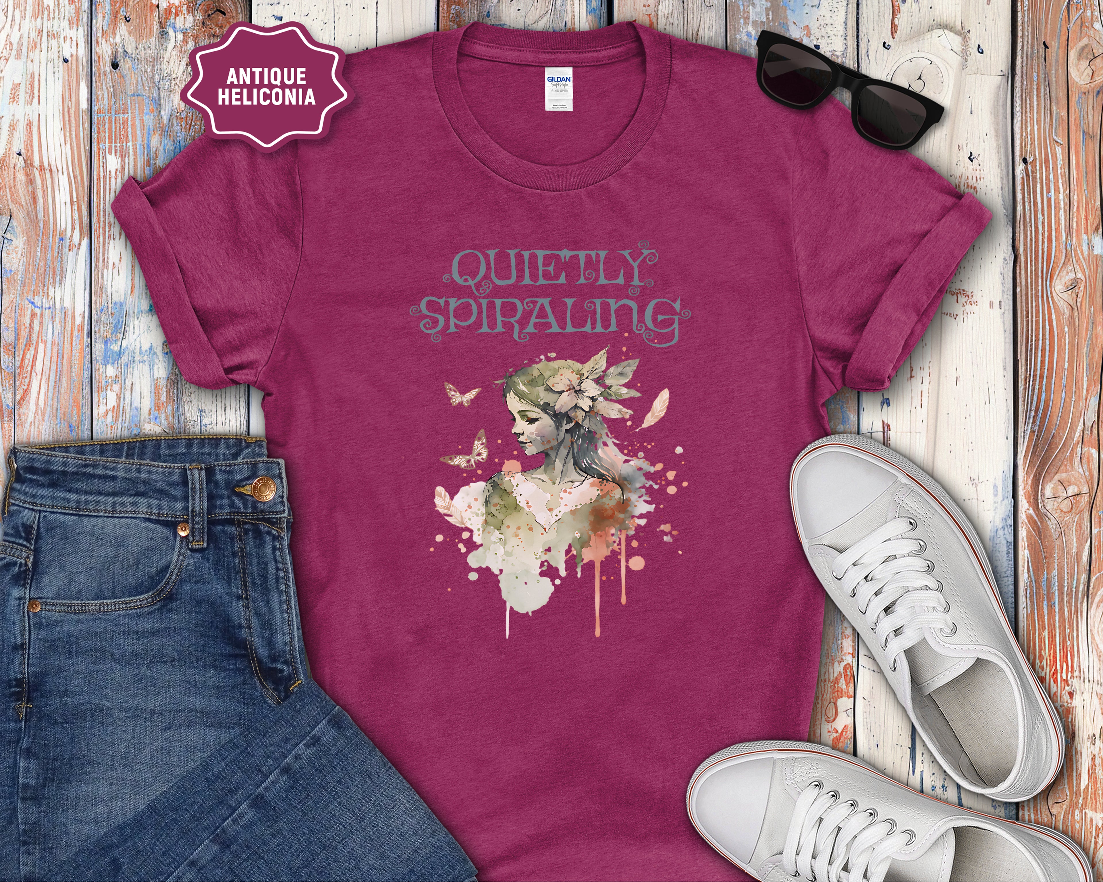 Quietly Spiraling T-Shirt