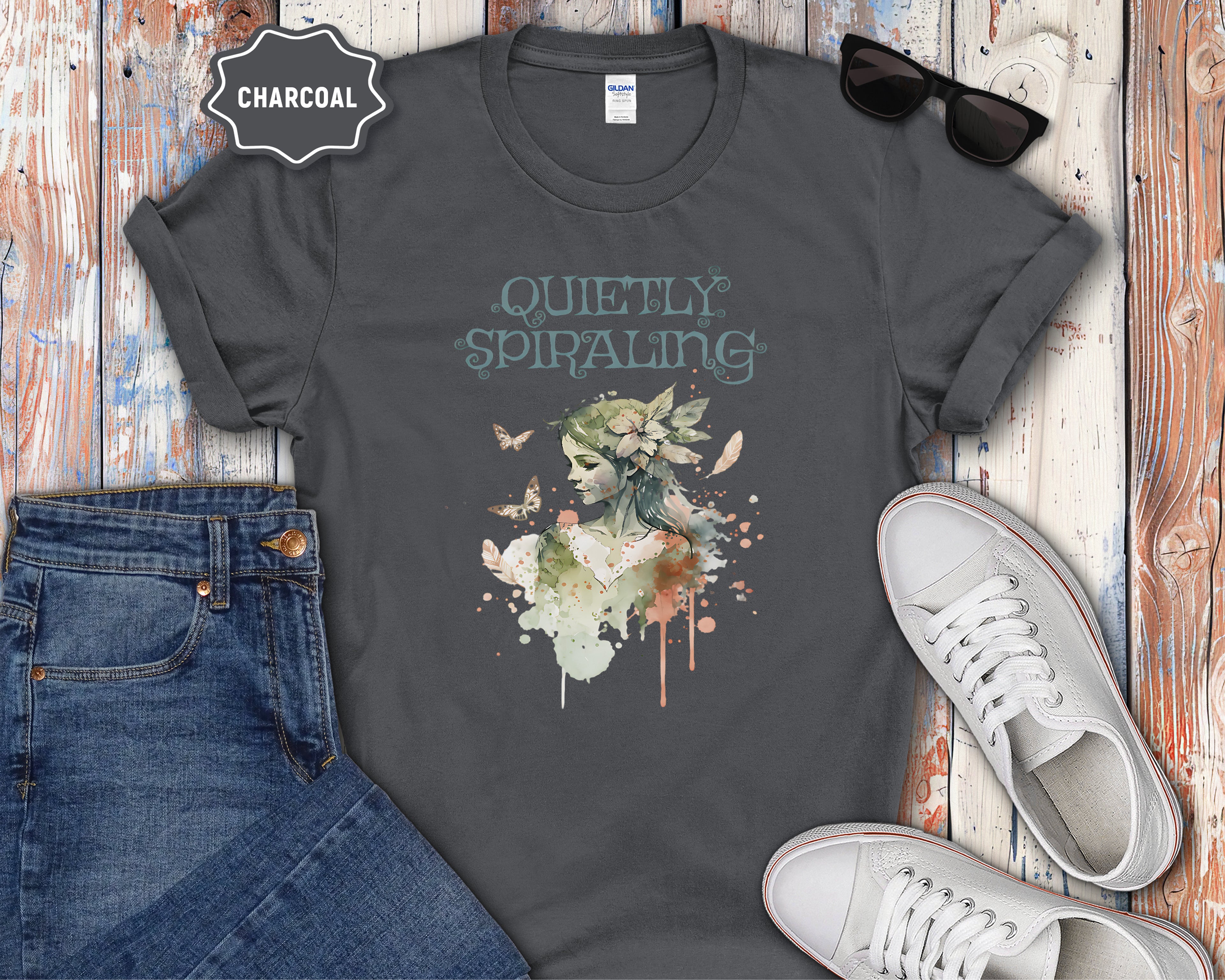 Quietly Spiraling T-Shirt