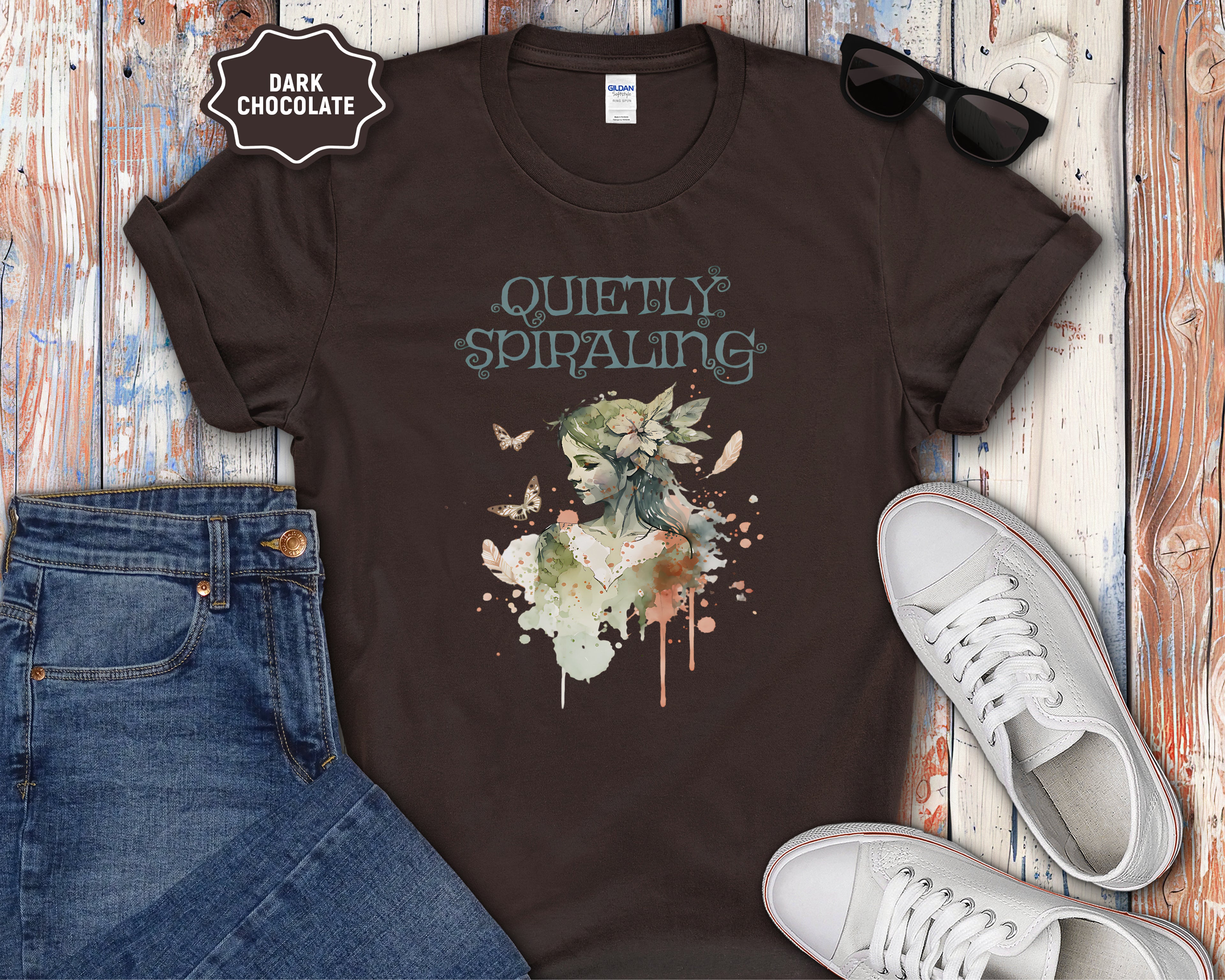 Quietly Spiraling T-Shirt