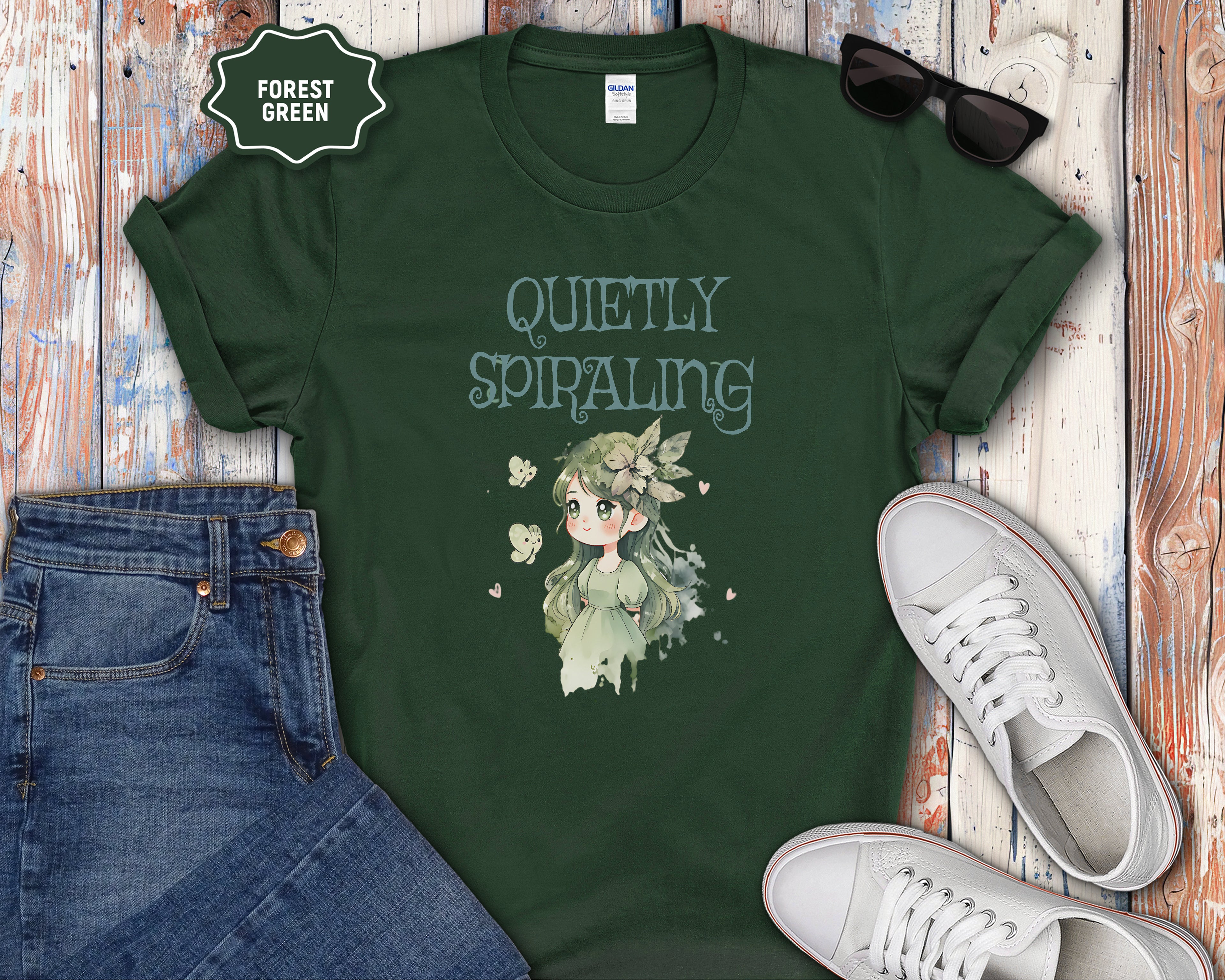 Quietly Spiraling T-Shirt
