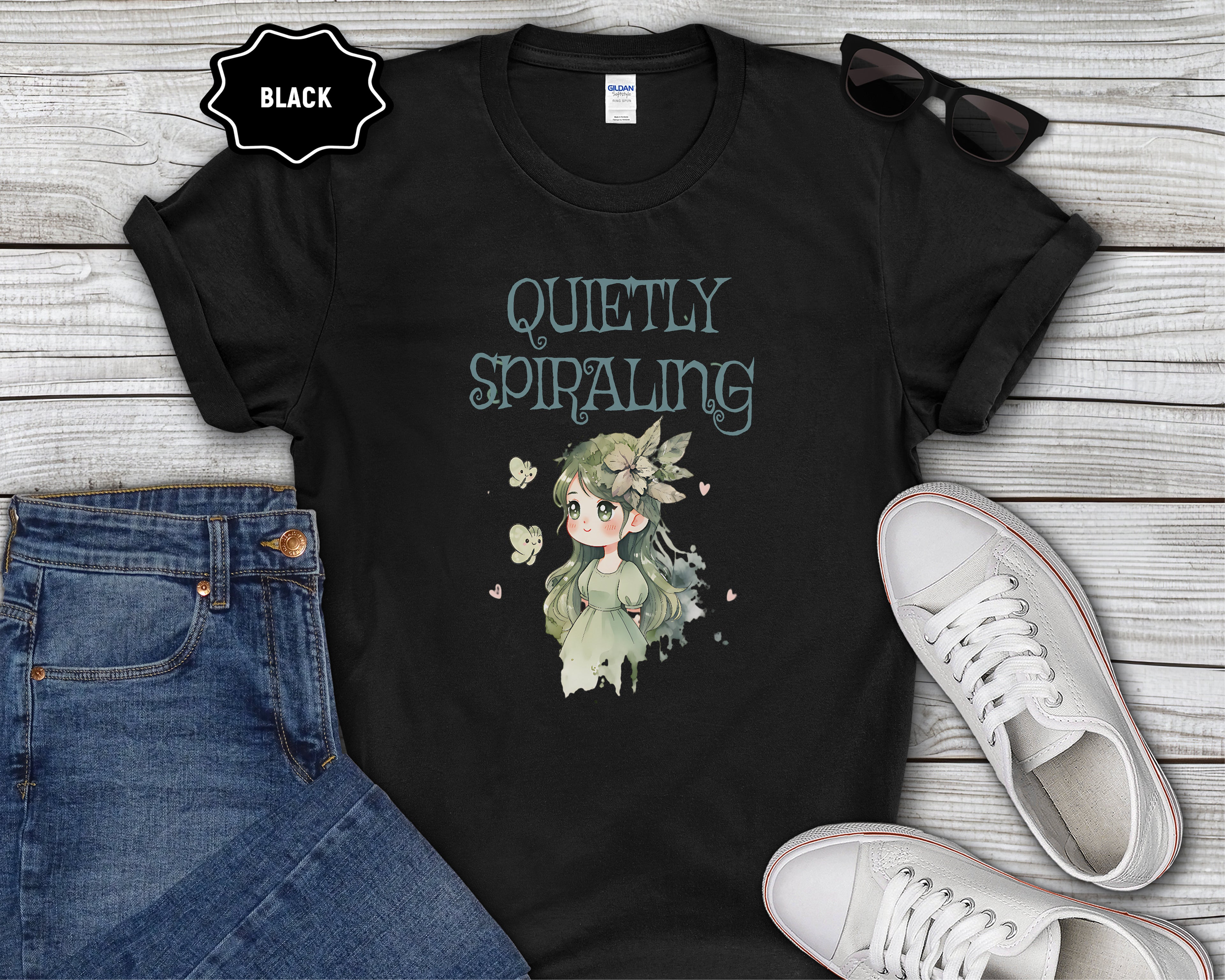 Quietly Spiraling T-Shirt