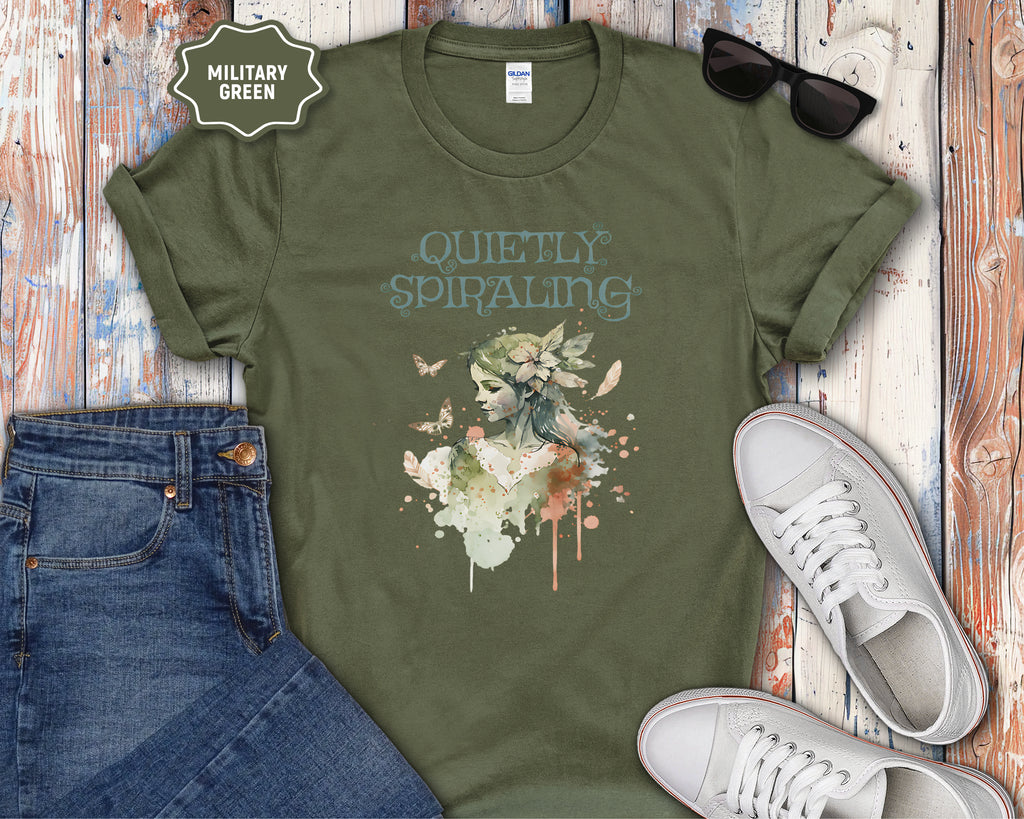 Quietly Spiraling T-Shirt