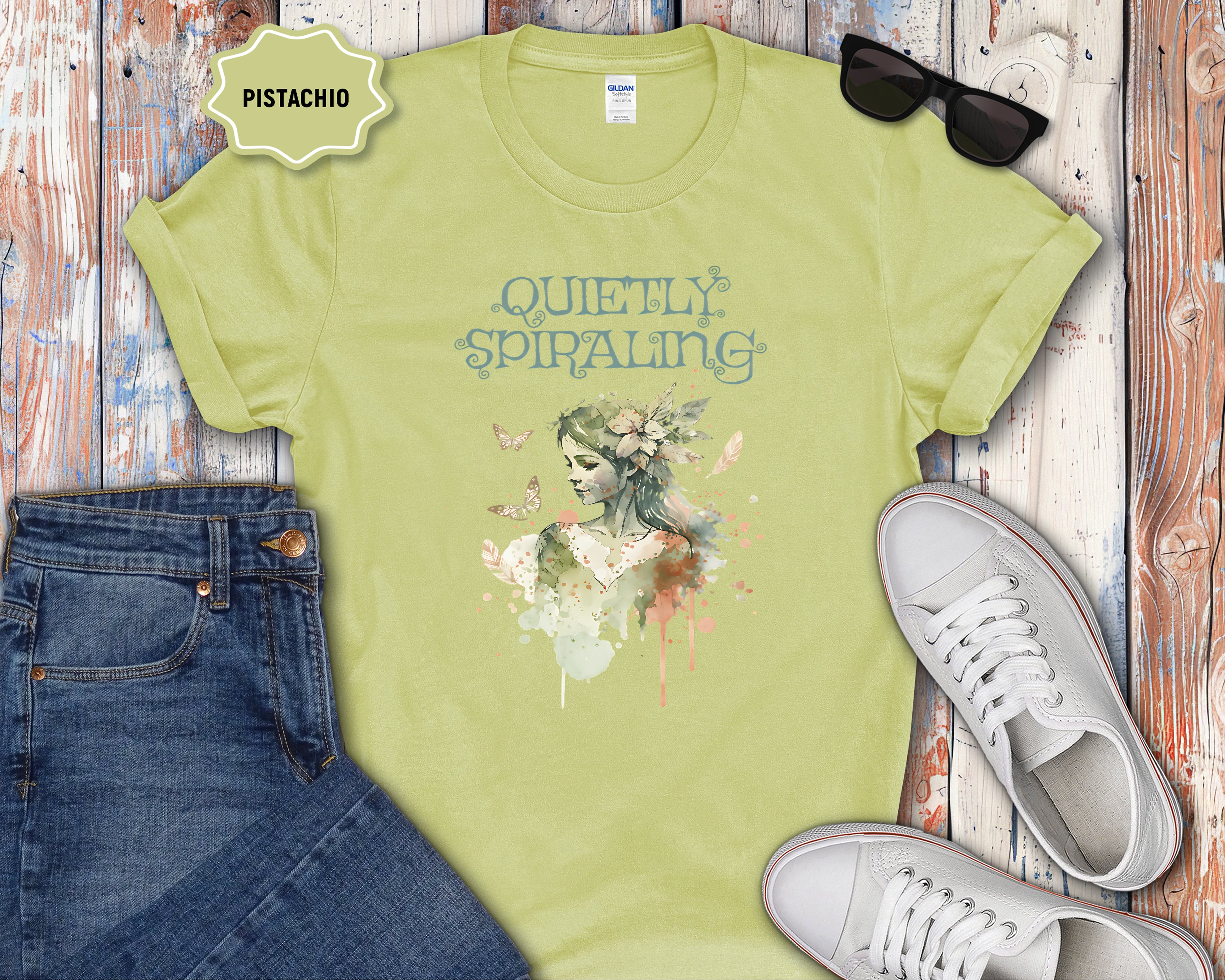 Quietly Spiraling T-Shirt