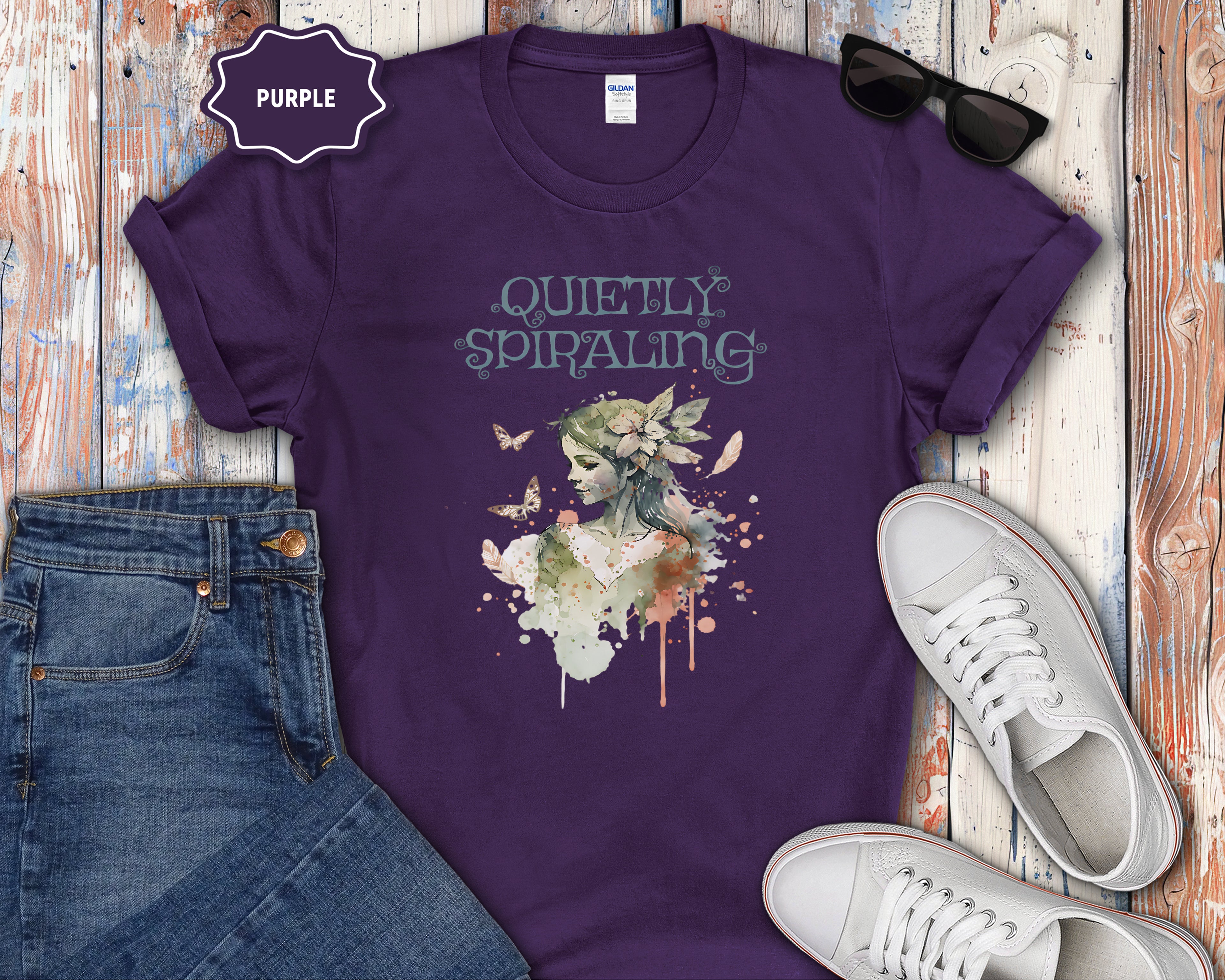 Quietly Spiraling T-Shirt