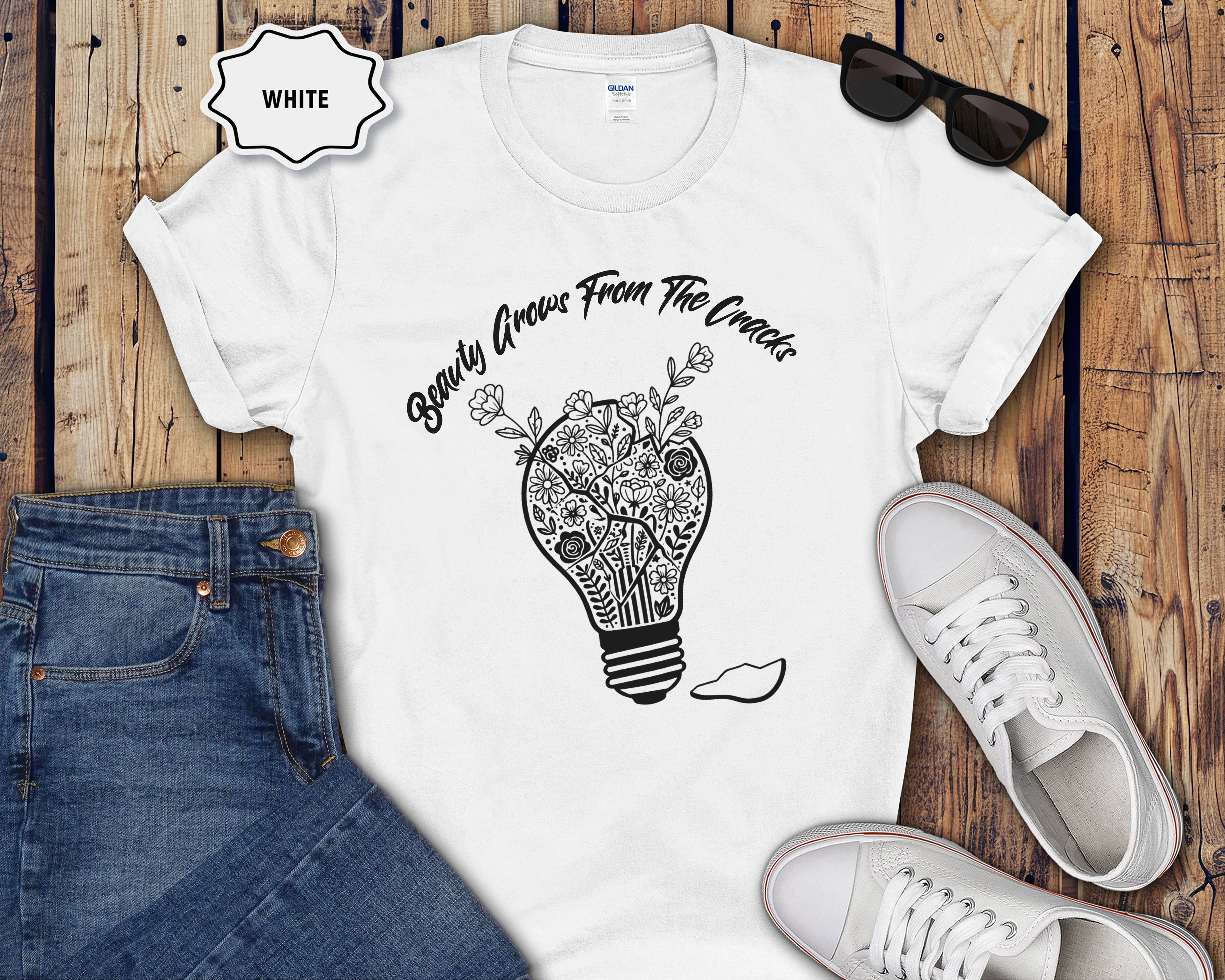 Beauty Grows From The Cracks T-Shirt