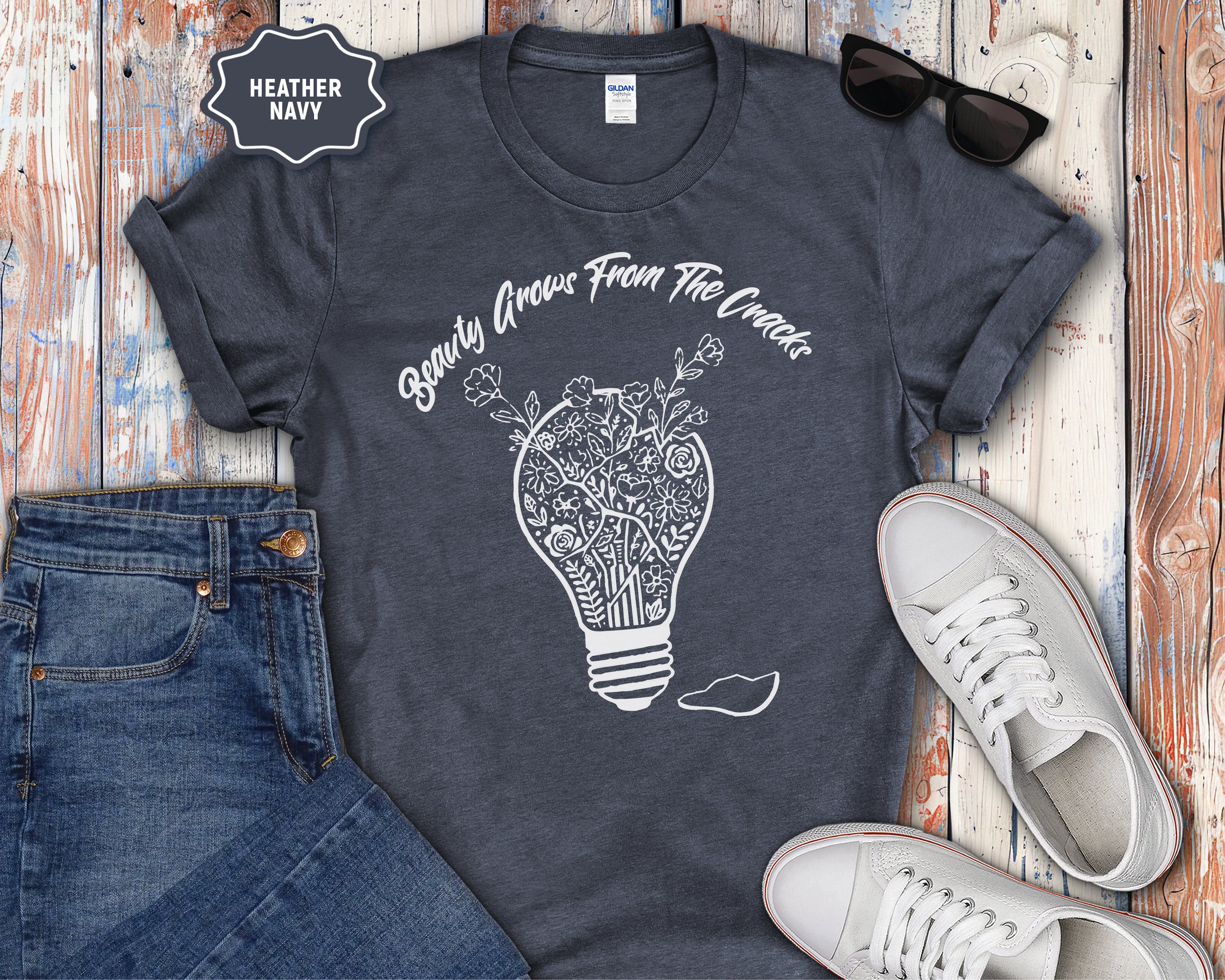 Beauty Grows From The Cracks T-Shirt