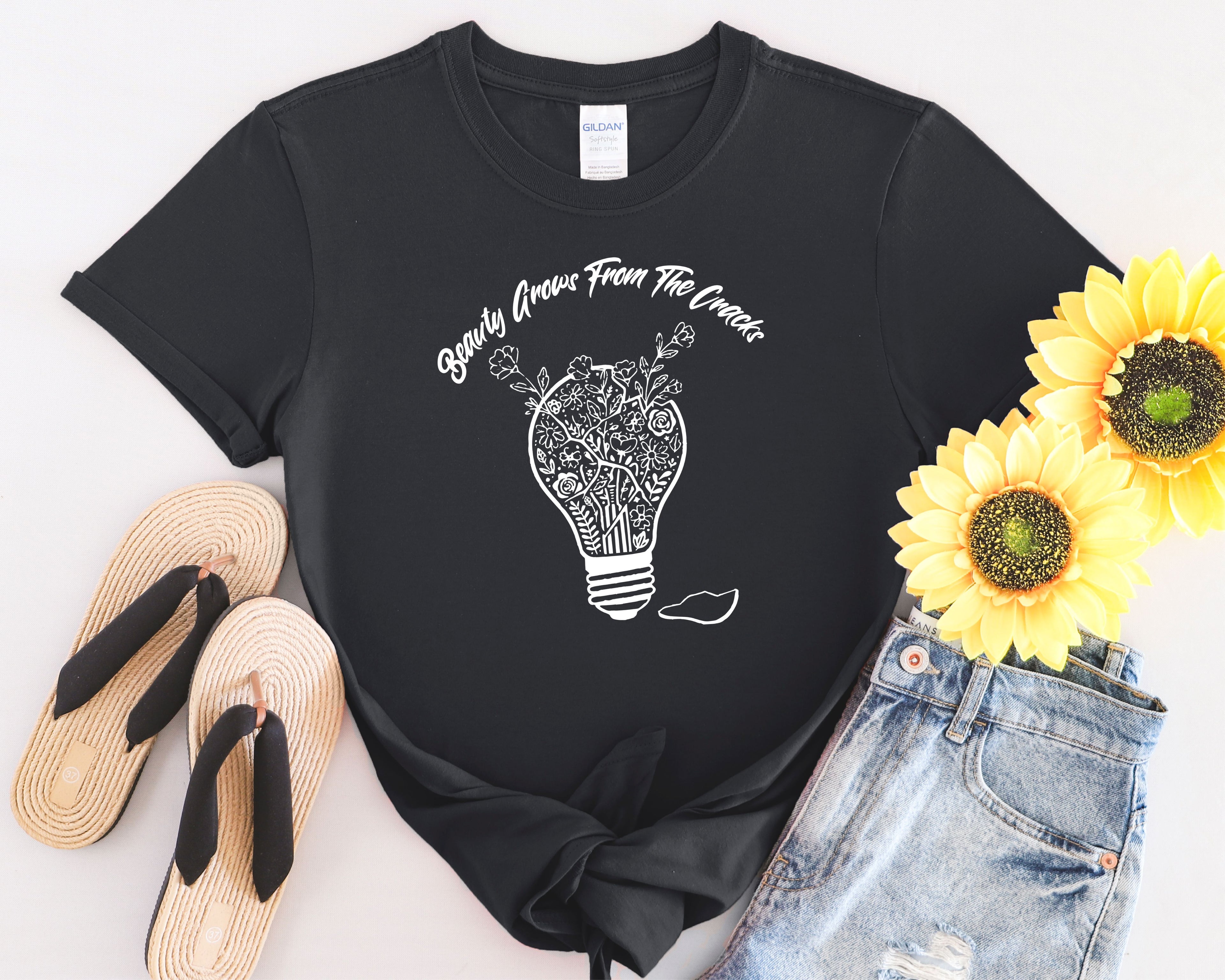 Beauty Grows From The Cracks T-Shirt