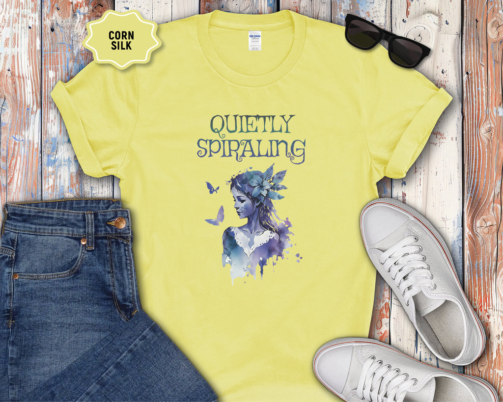 Quietly Spiraling Mental Health T-Shirt
