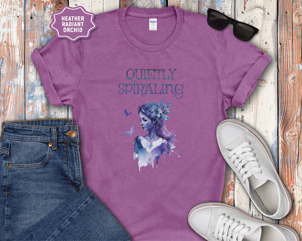 Quietly Spiraling Mental Health T-Shirt