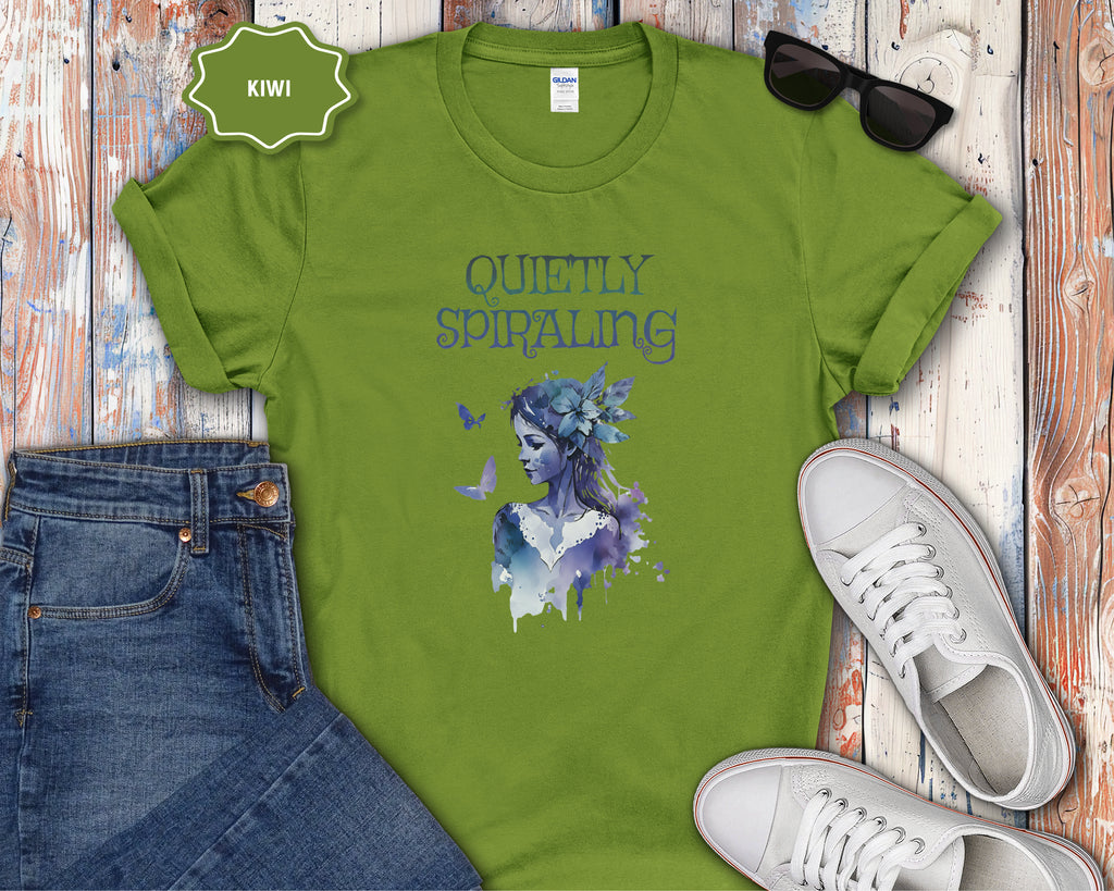 Quietly Spiraling Mental Health T-Shirt