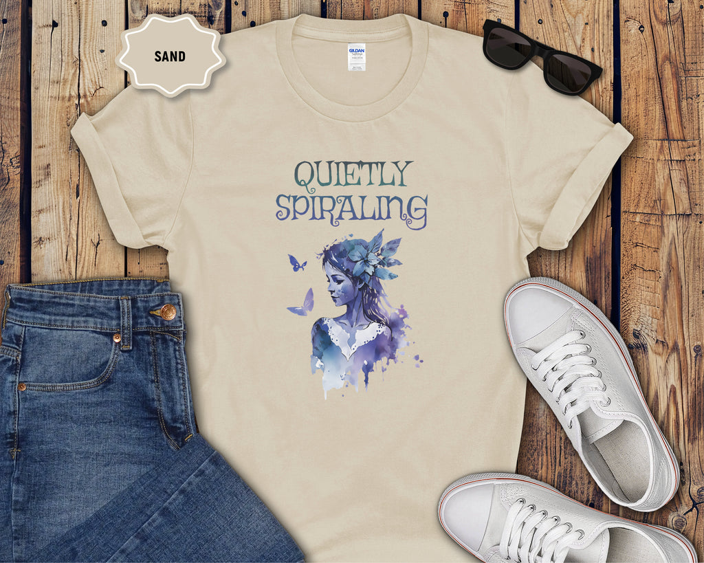 Quietly Spiraling Mental Health T-Shirt