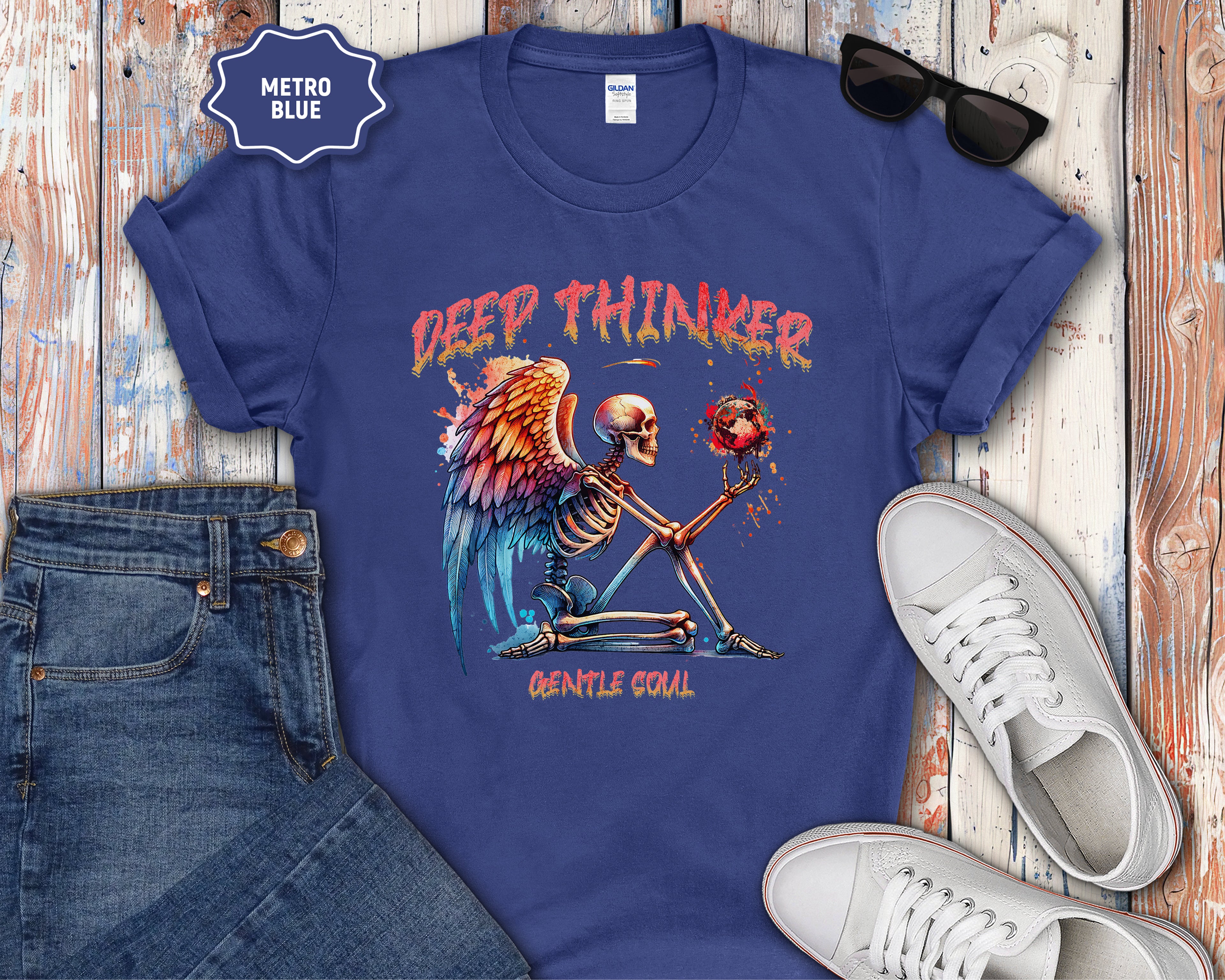 Deep Thinker Gentle Soul T-Shirt