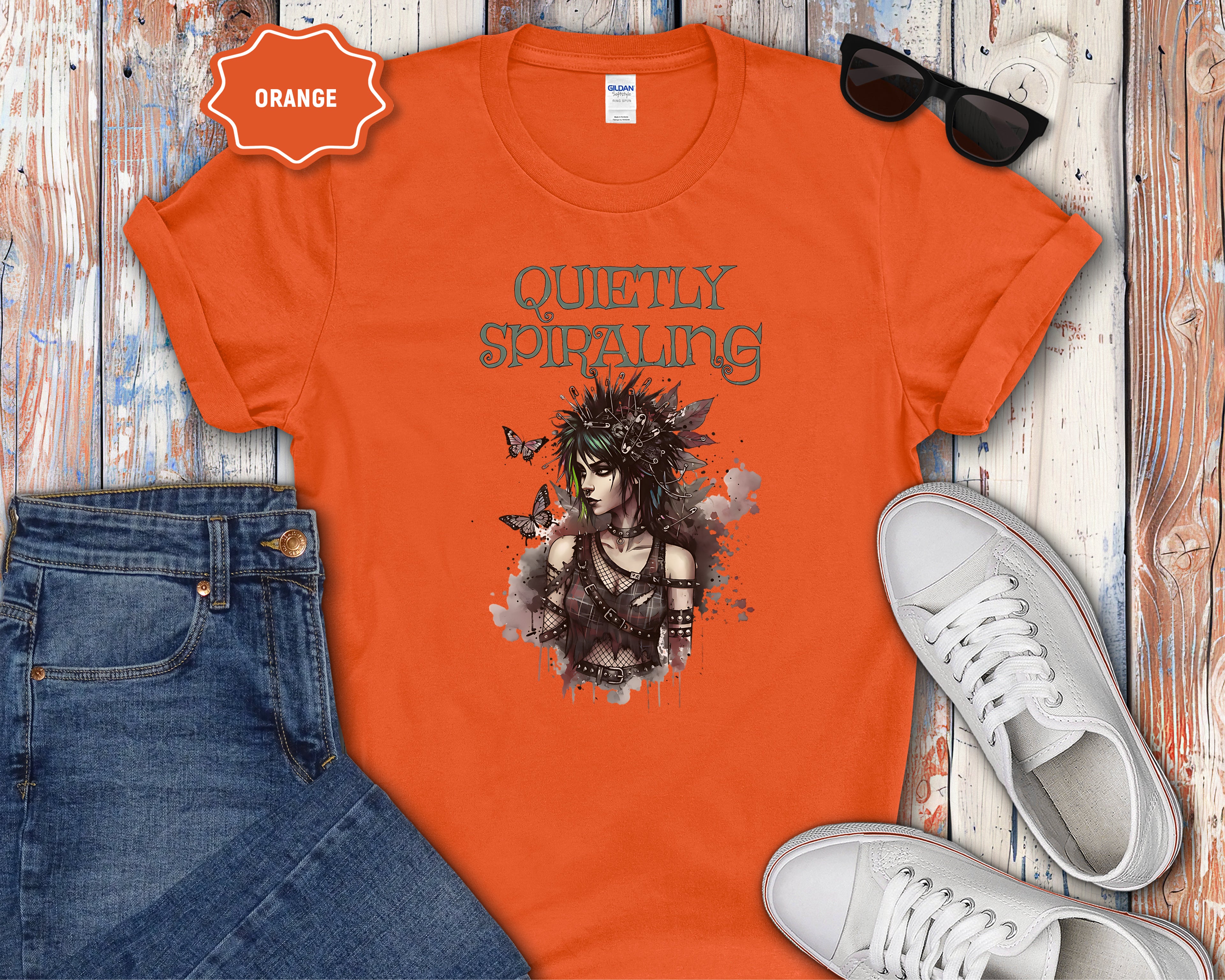 Quietly Spiraling T-Shirt