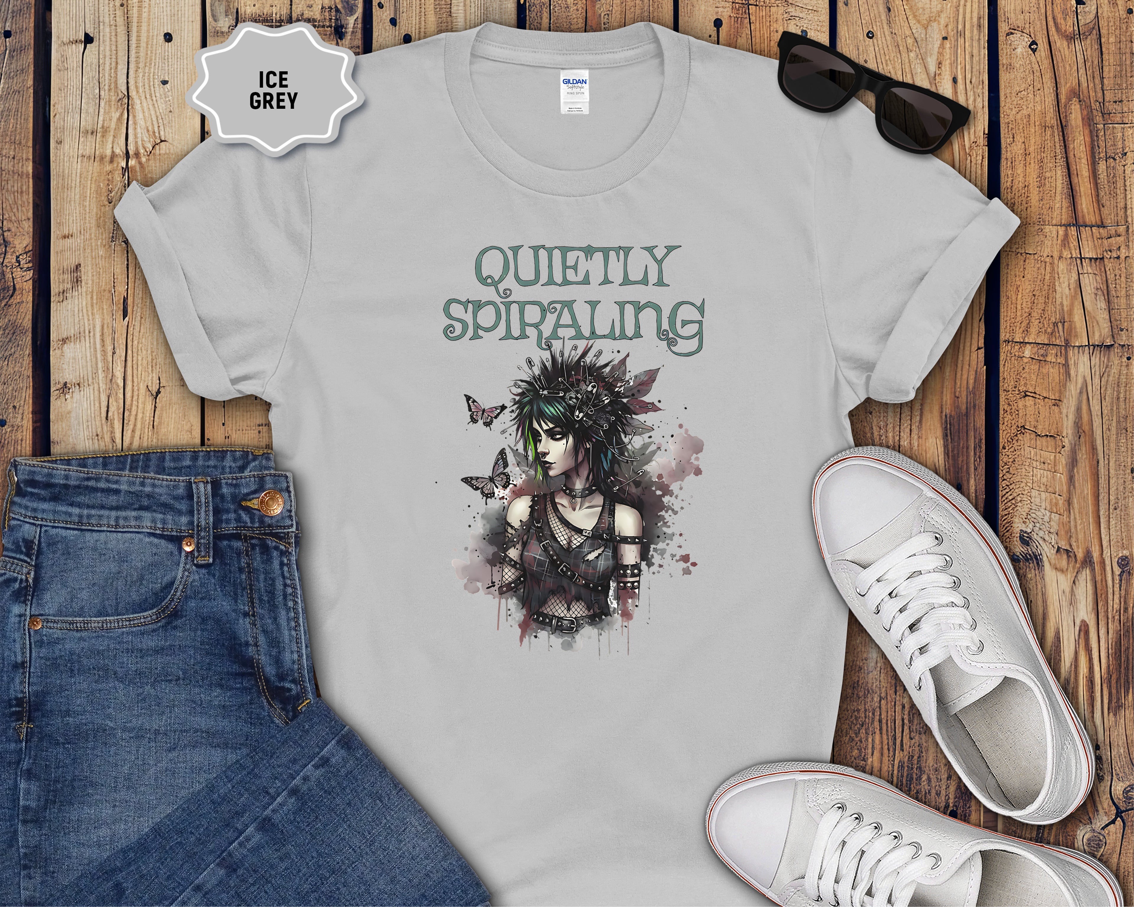 Quietly Spiraling T-Shirt