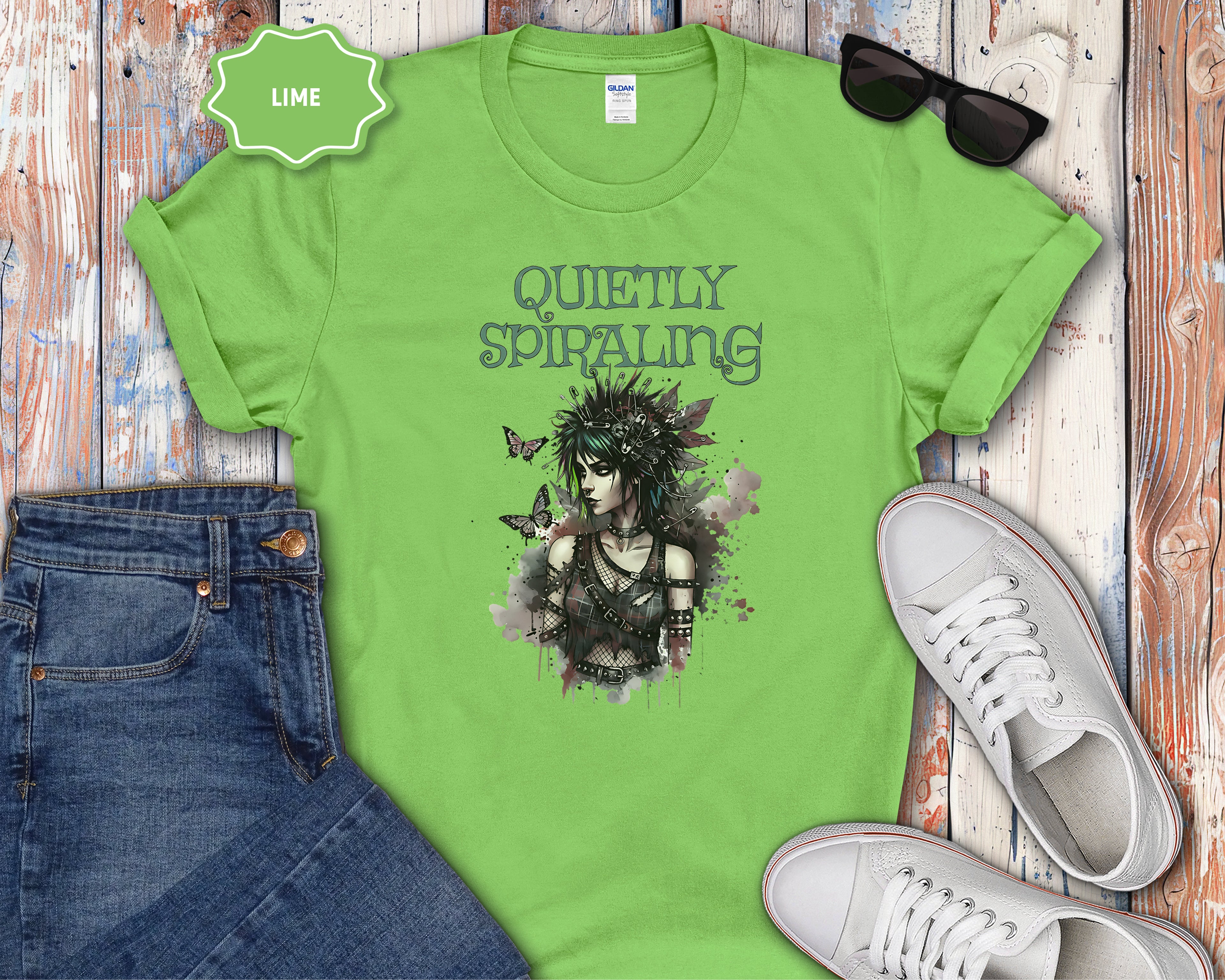 Quietly Spiraling T-Shirt
