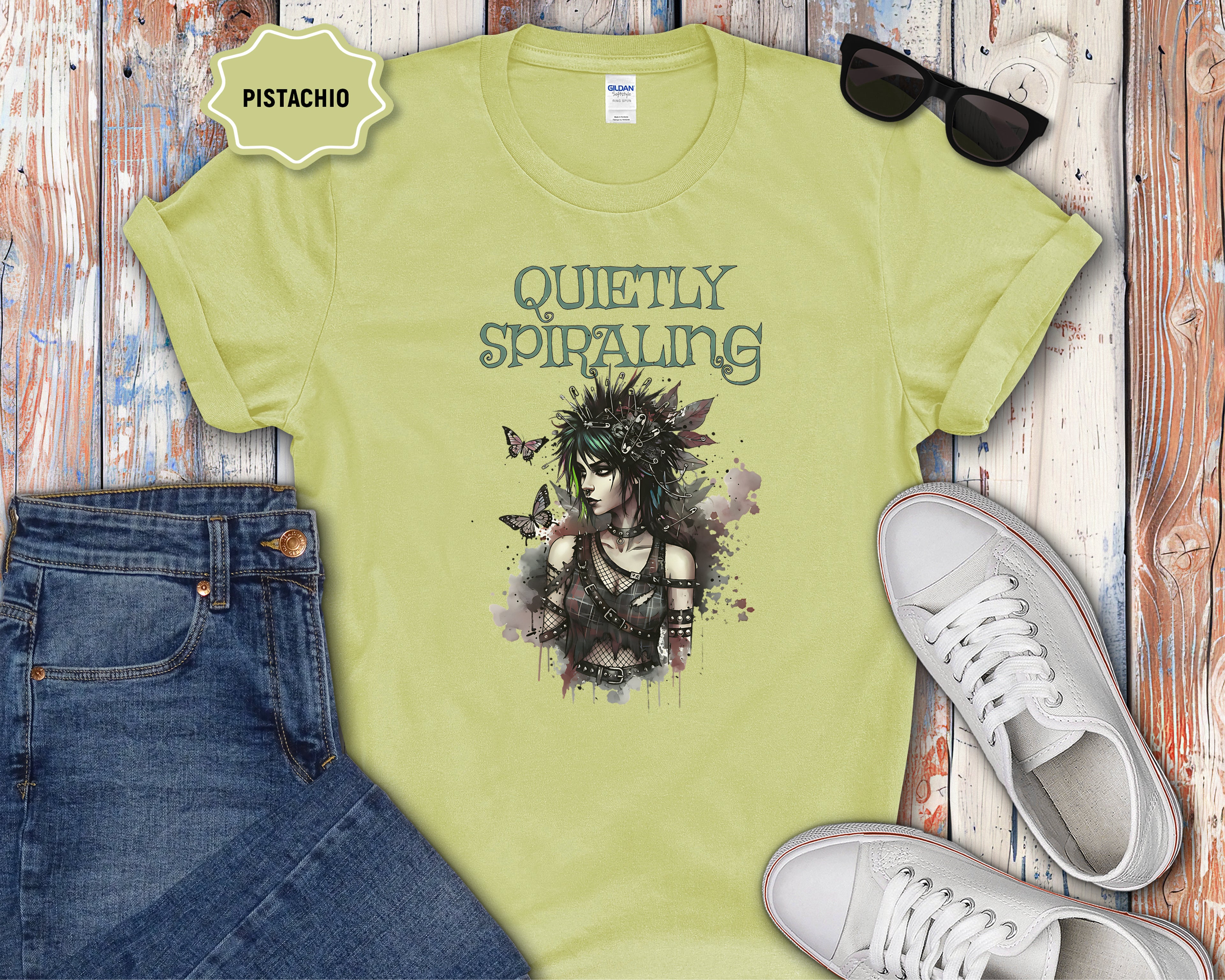 Quietly Spiraling T-Shirt