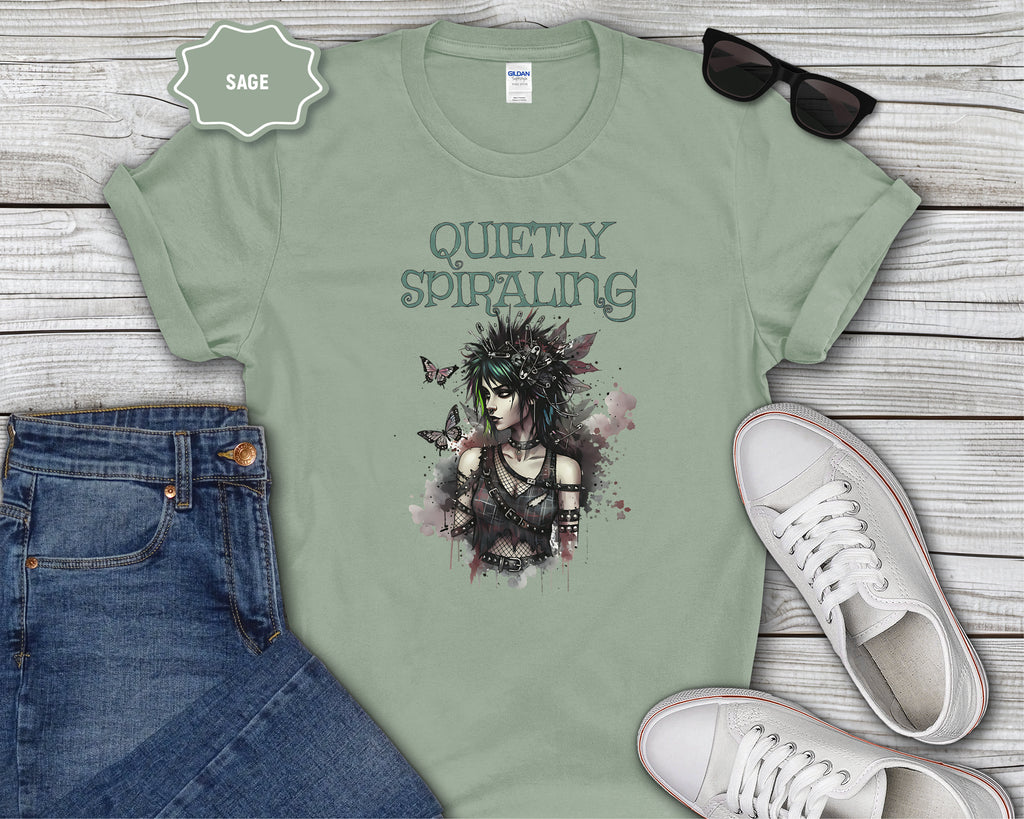 Quietly Spiraling T-Shirt
