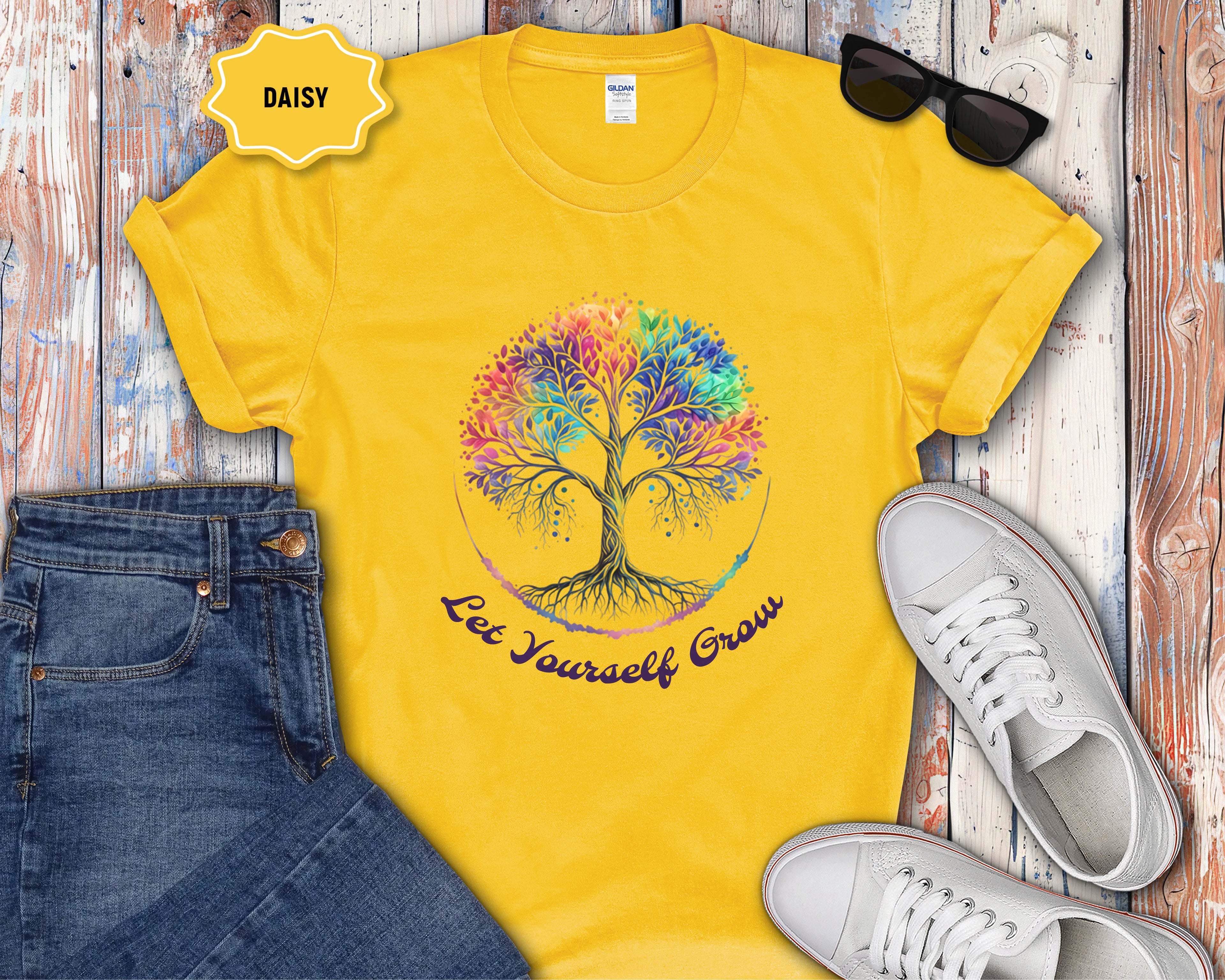 Let Yourself Grow Tree of Life T-Shirt