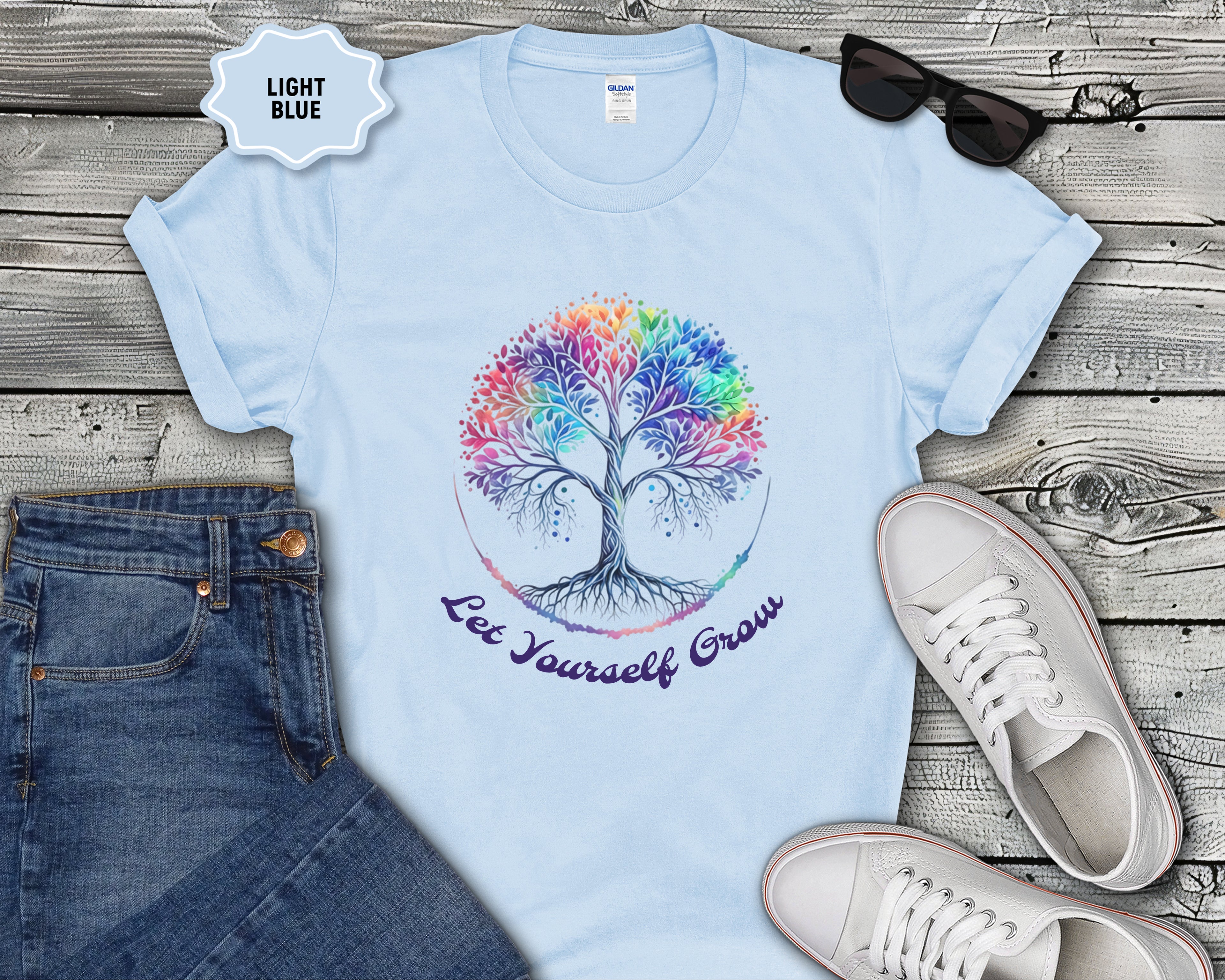 Let Yourself Grow Tree of Life T-Shirt