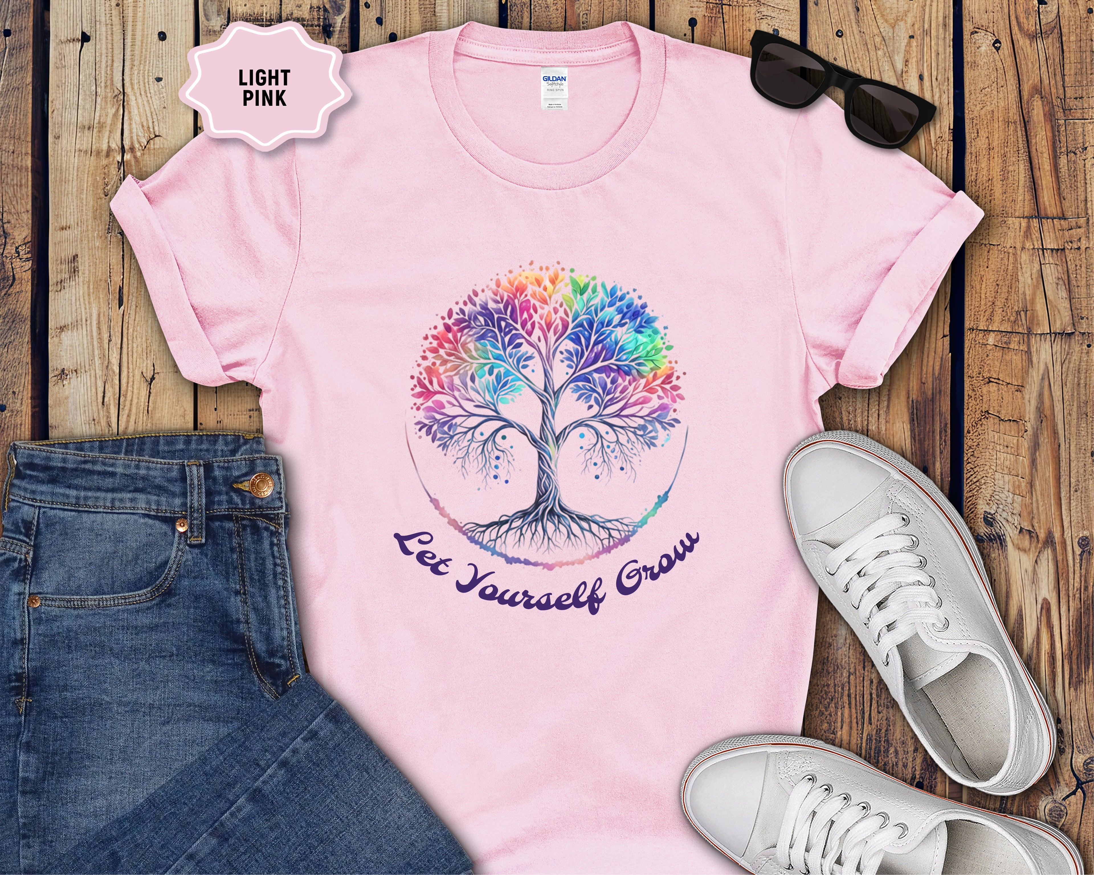 Let Yourself Grow Tree of Life T-Shirt