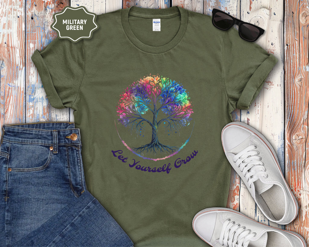 Let Yourself Grow Tree of Life T-Shirt
