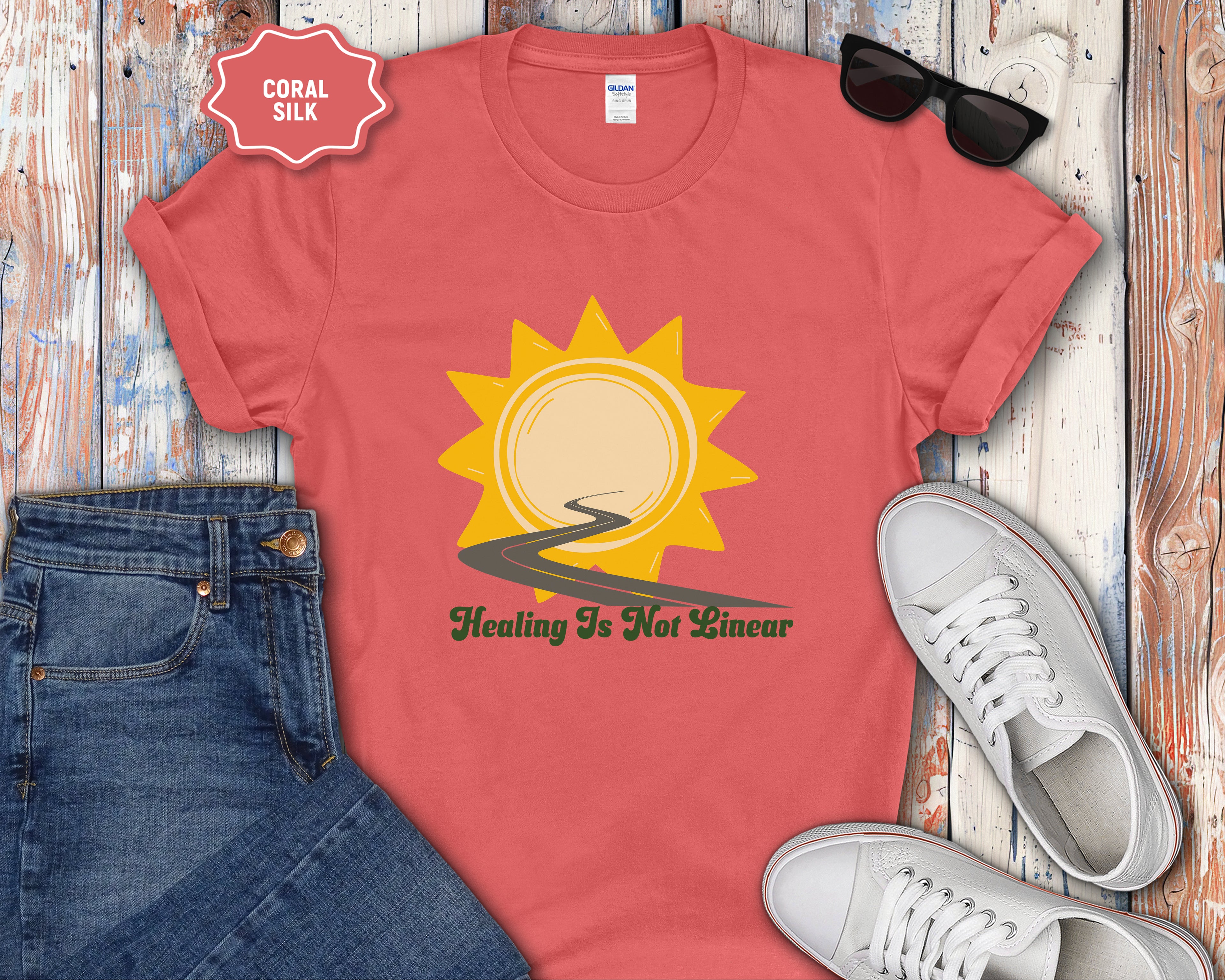 Healing Is Not Linear T-Shirt